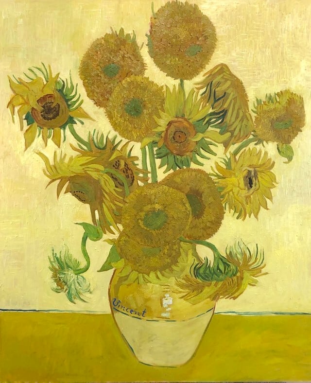 1点限定】ゴッホ『ひまわり』模写作品 | 中島健太オンラインショップ
