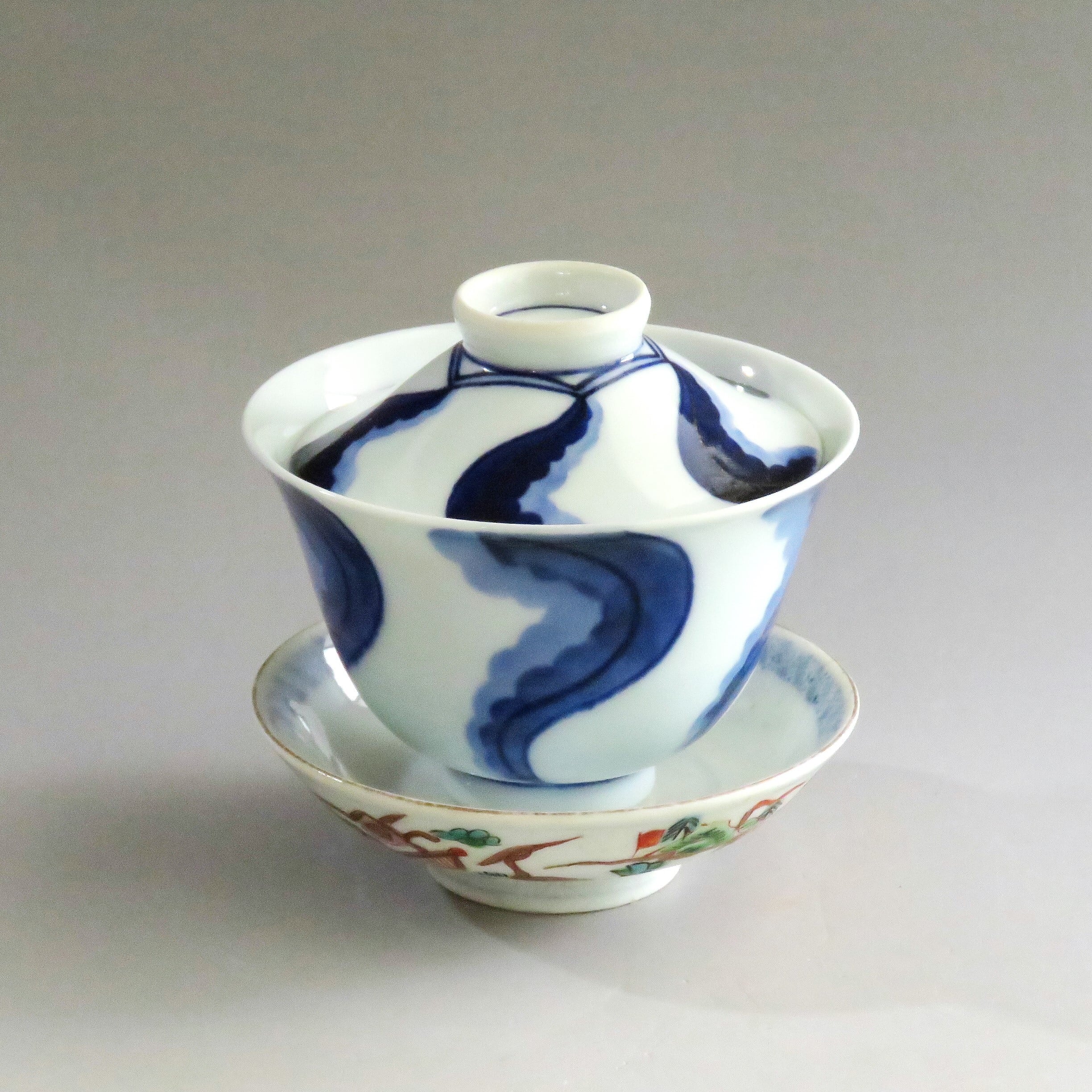 狂言袴 筒盃 筒碗 李朝筒盃 朝鮮美術 ぐい呑み 古美術 古道具