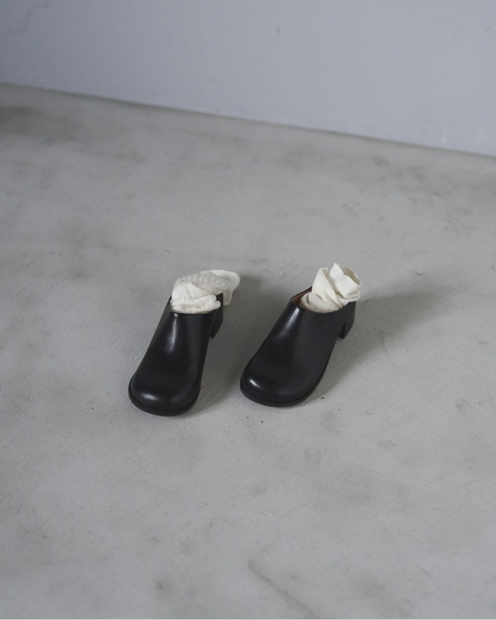 anuke 】Ecoleather Heel Slip-ons | valance 福井｜レディース