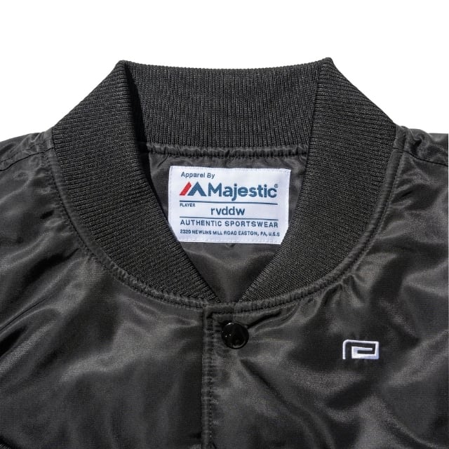 reversal】Majestic × rvddw SATIN STADIUM JKT 2 スタジアム