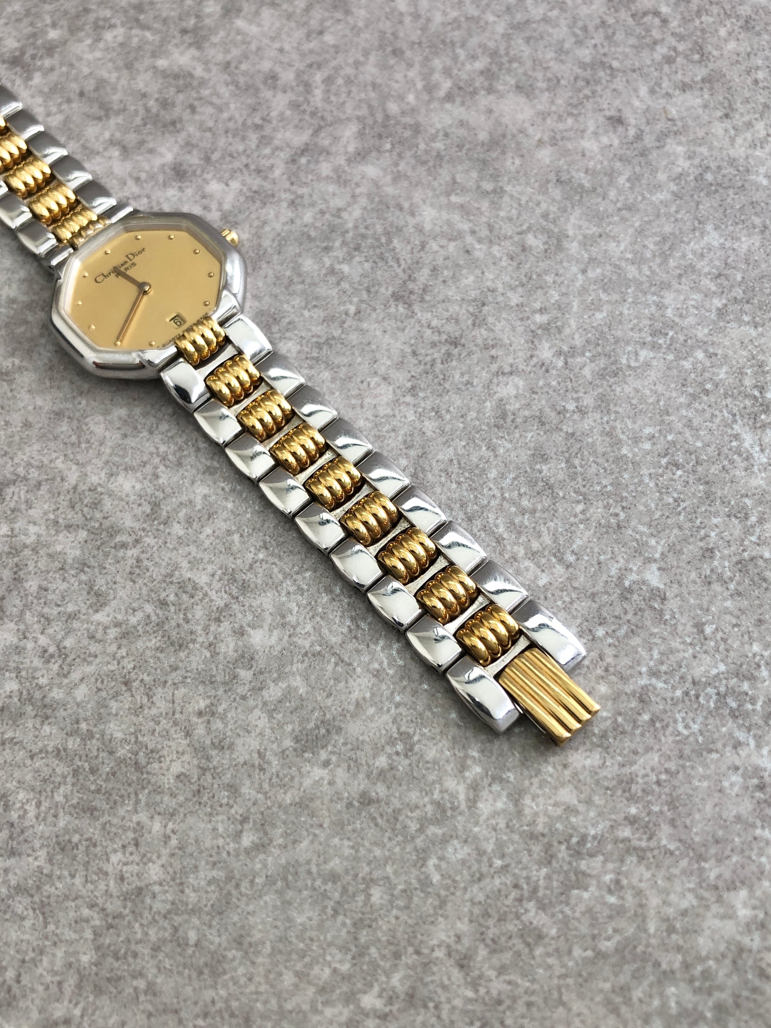 Christian Dior クリスチャン ディオール 腕時計 シルバー ゴールド
