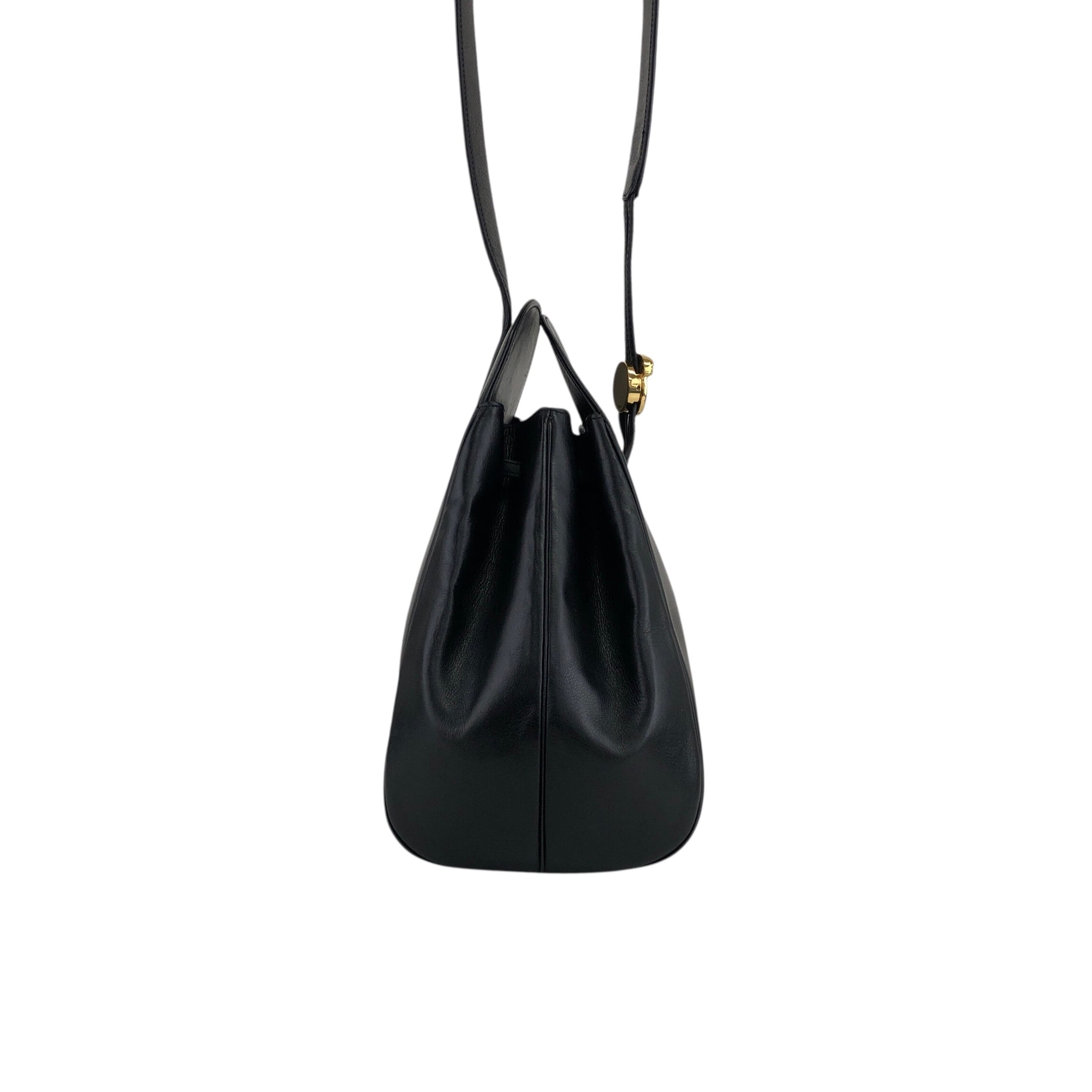 Cartier カルティエ ショルダーバッグ ブラック パンテール レザー