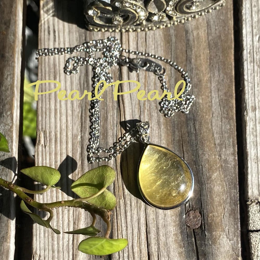 ゴールデンマイカ（ゴールデンレピドライト）TOPネックレス | 大阪梅田