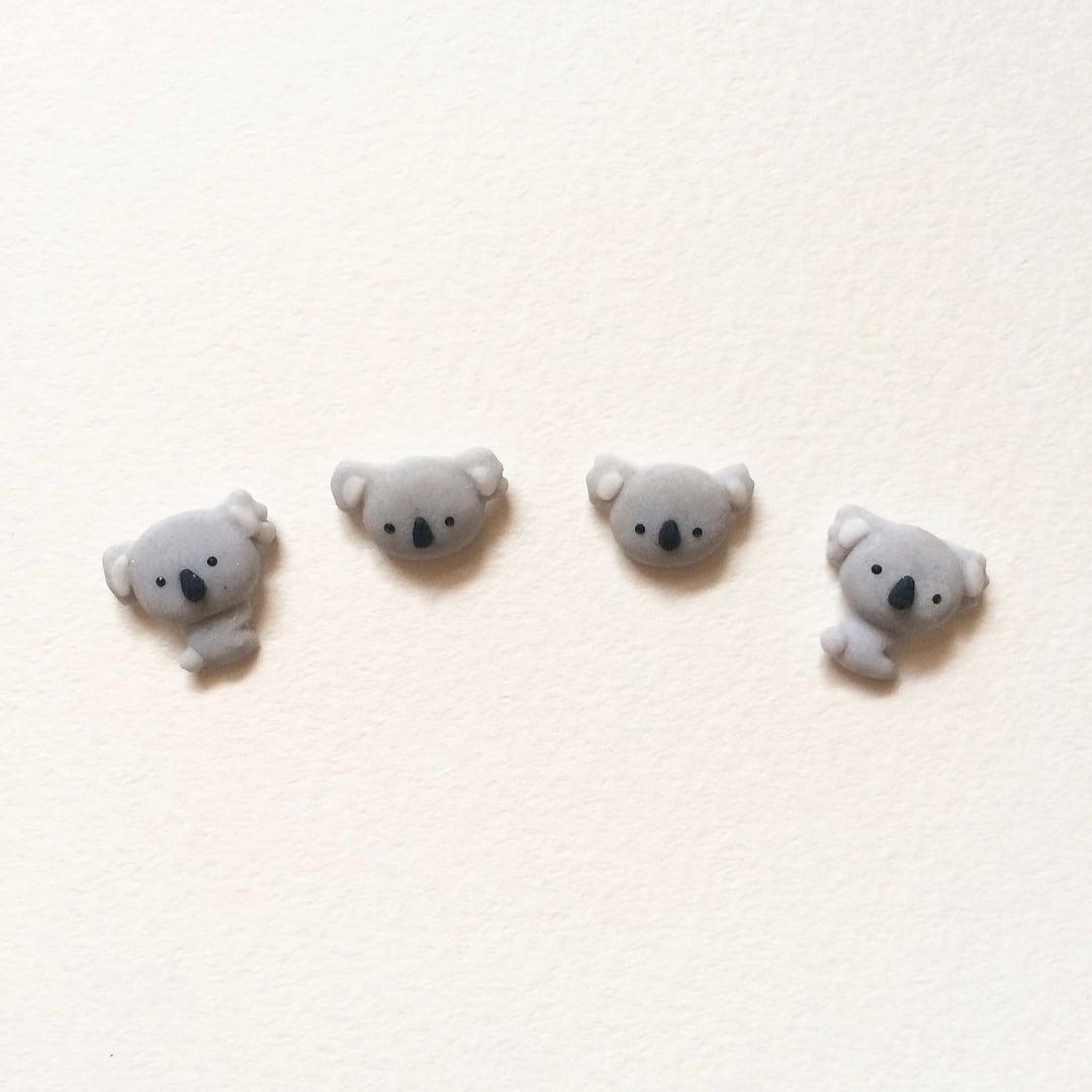 動物シリーズ/選べるコアラさん/3Dネイルパーツ(5) | neph _nail 1級