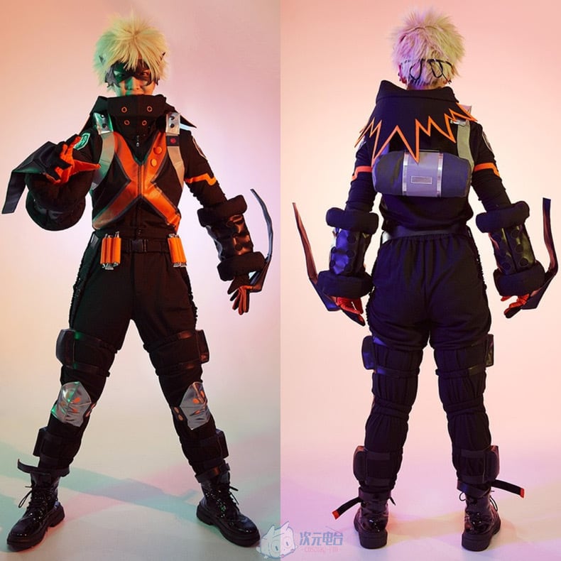 僕のヒーローアカデミア】爆豪勝己 コスプレ 衣装 高品質 スーツ