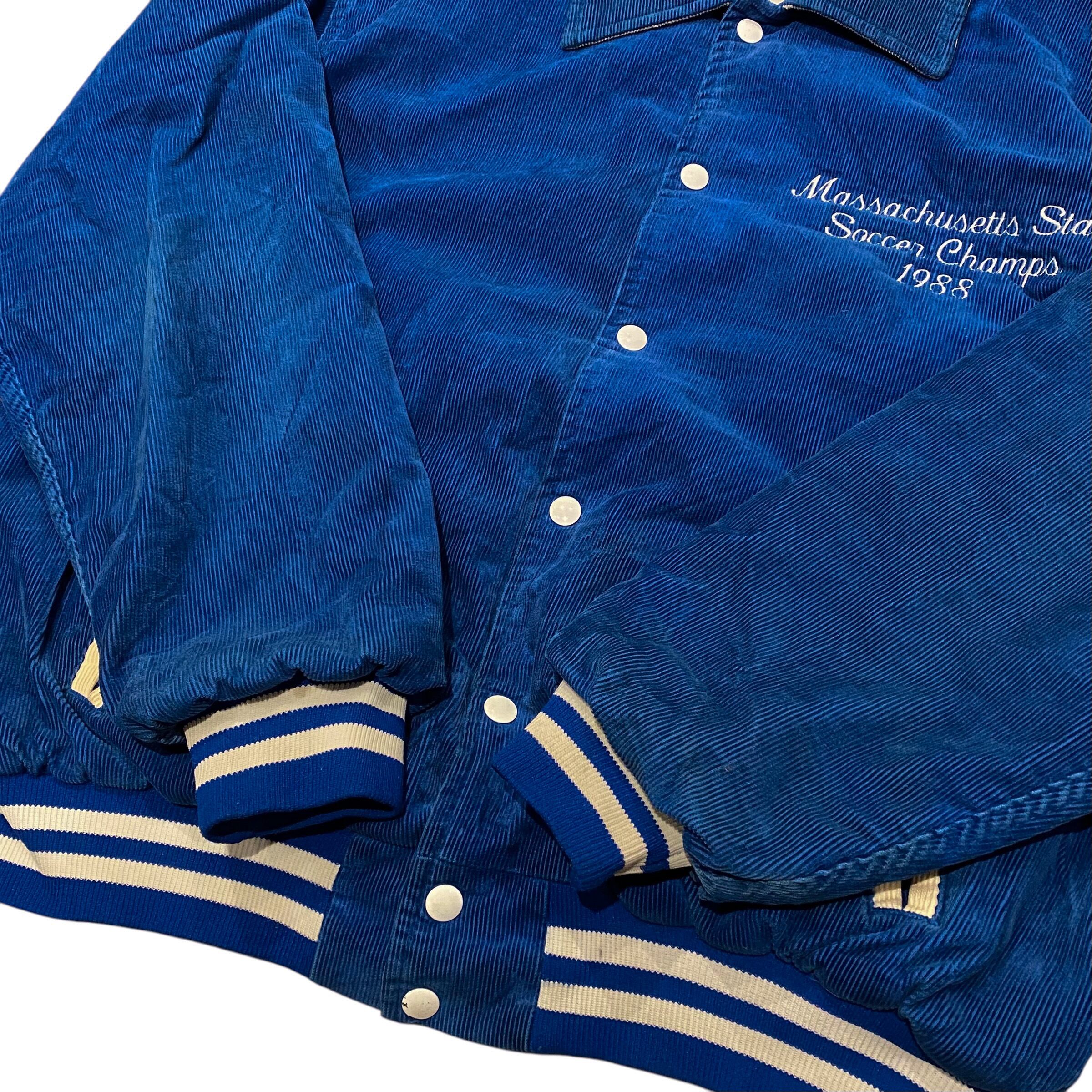 80's Rennoc Corduroy Varsity Jaket XL / レノック スタジャン