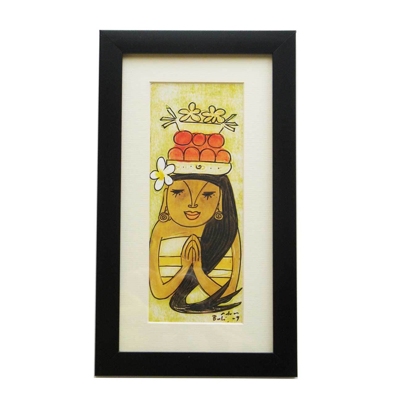 バリアート絵画 ADUN PAINTINGS Bタイプ（1） ウパチャラ＜お祭り