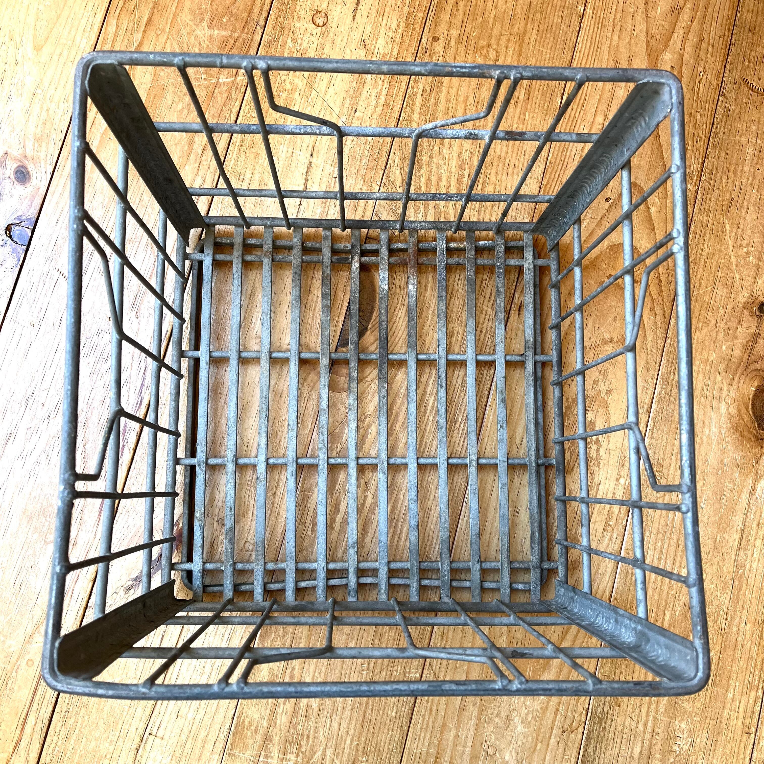 Vintage Wire Milk Crate ミルククレート 店舗 ショップ ディスプレイ