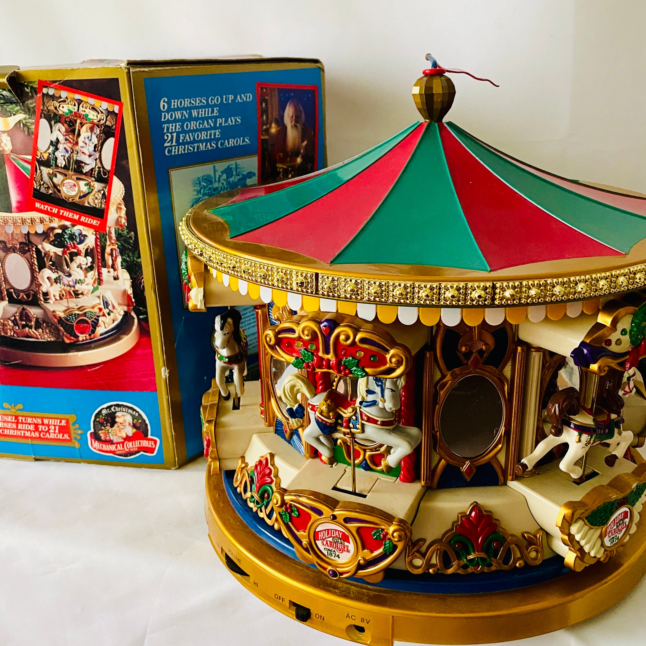 ミスタークリスマス/カルーセル/ライトアップ/1段/メリーゴーランド