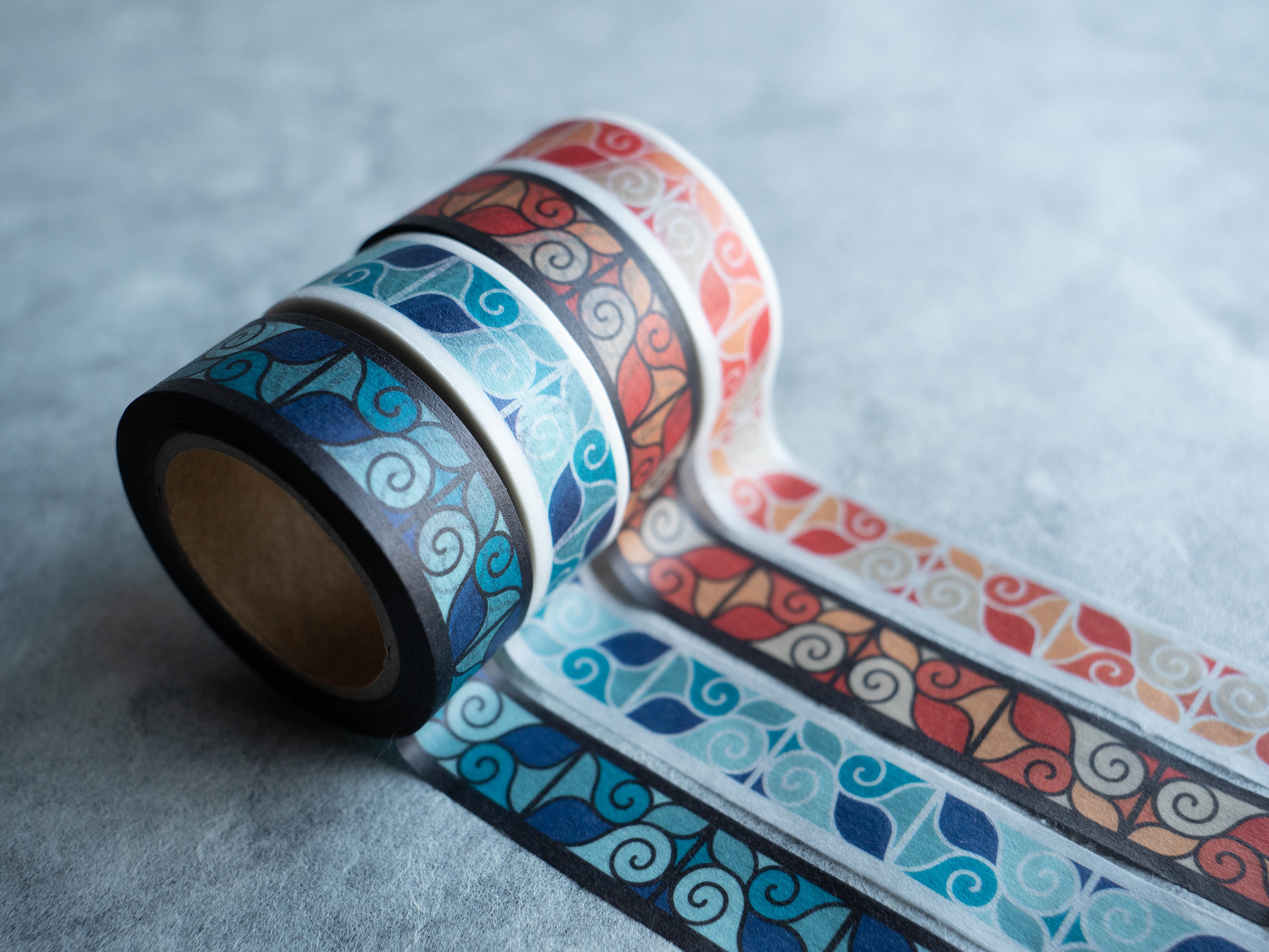 アイヌ文様マスキングテープ | katak 〜アイヌの伝統、技、味をあなた