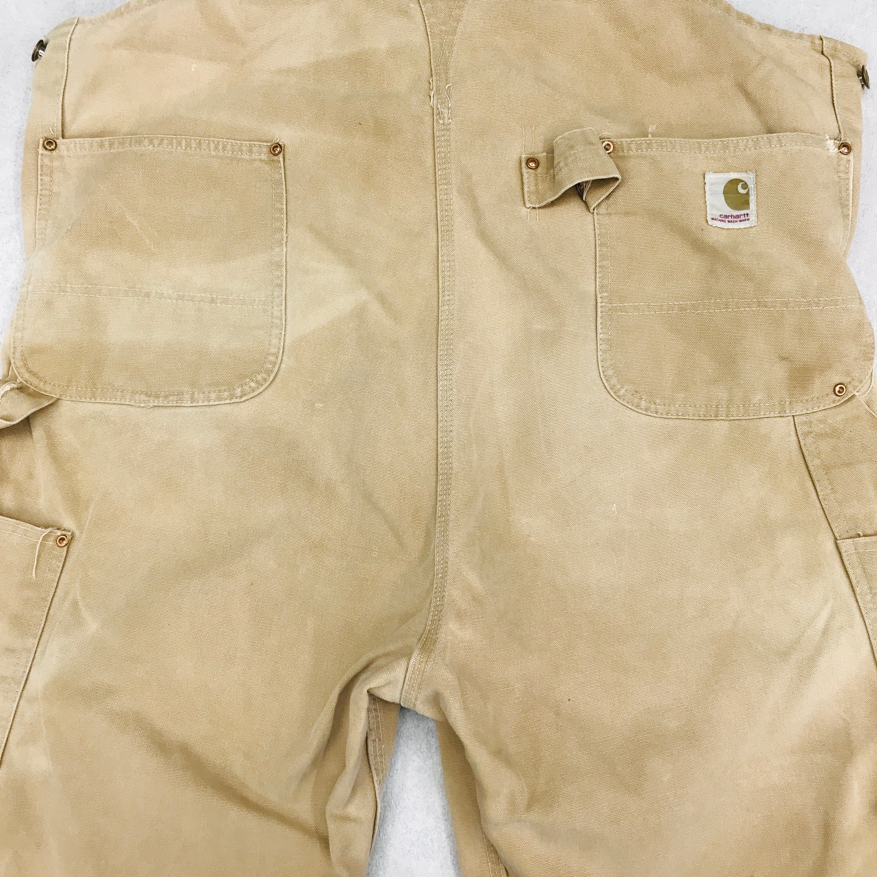 70年代 Carhartt プリントタグ ユニオンチケット付きダブルニー