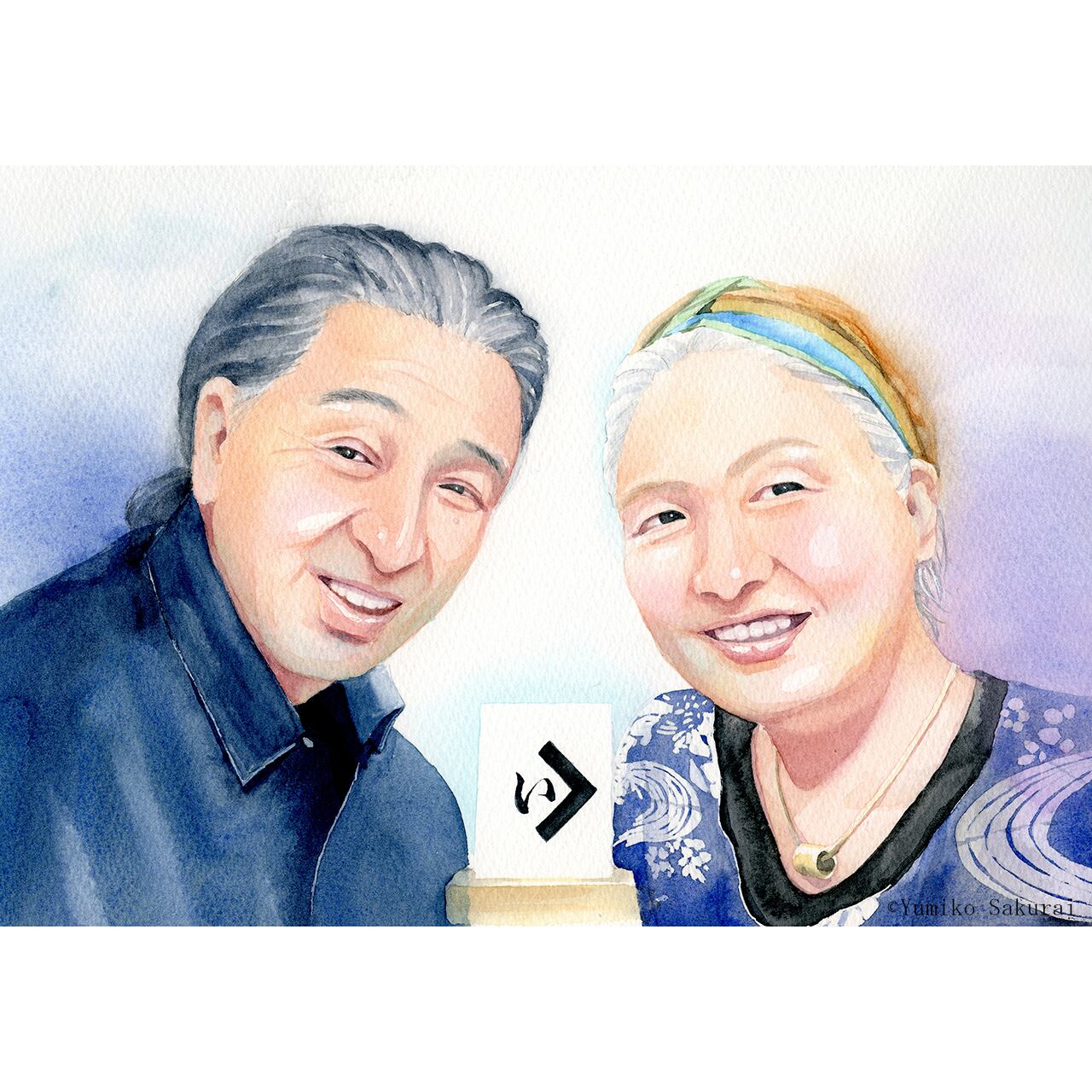 7名さま A4サイズ【似顔絵オーダー】1/25までお急ぎ便 7名さま A4