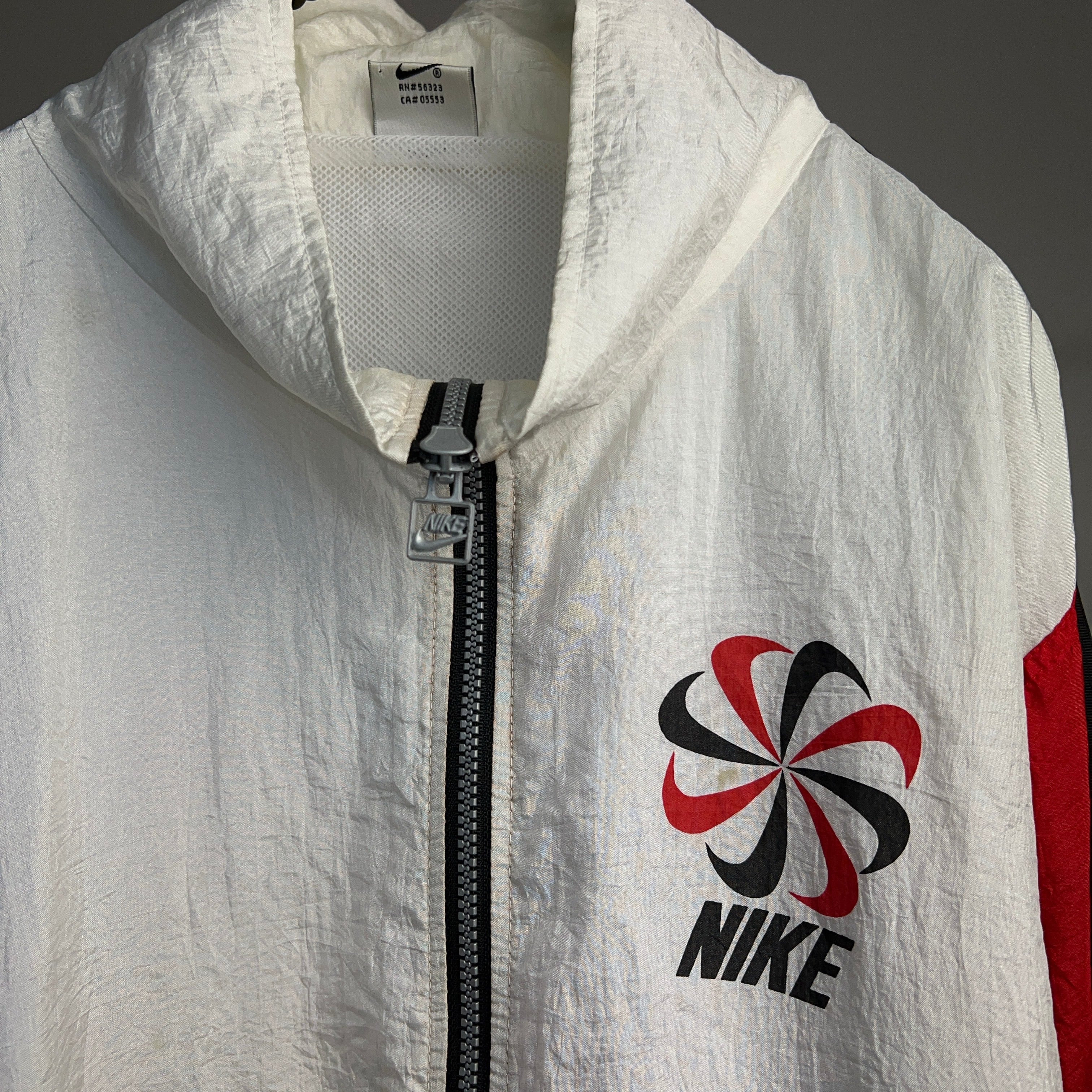 90's NIKE Nylon Jacket 90年代 風車 ナイキ ナイロンジャケット 銀