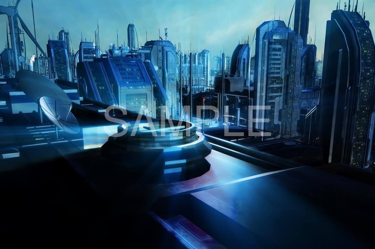 近未来都市景観S4 | digital-elf イラスト素材販売
