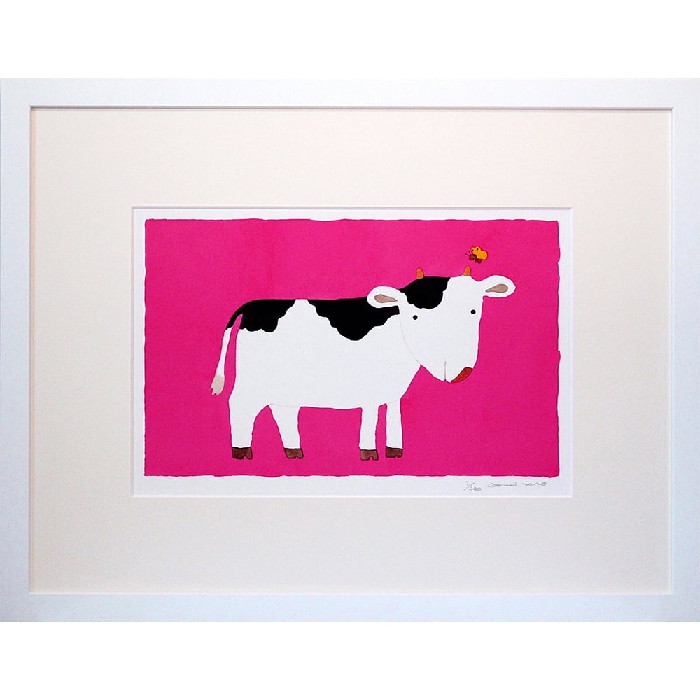 版画 「仔牛の春」 ※著者直筆サイン入り | 五味太郎 アネックス
