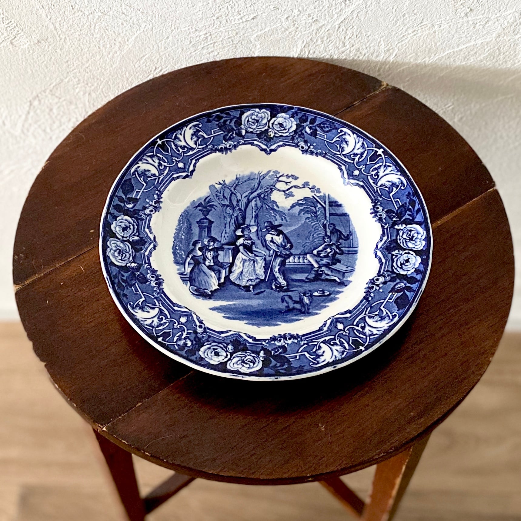 阿蘭陀 オランダ デルフト焼 ペトルス・レグー 皿 1枚 | 野上古美術店
