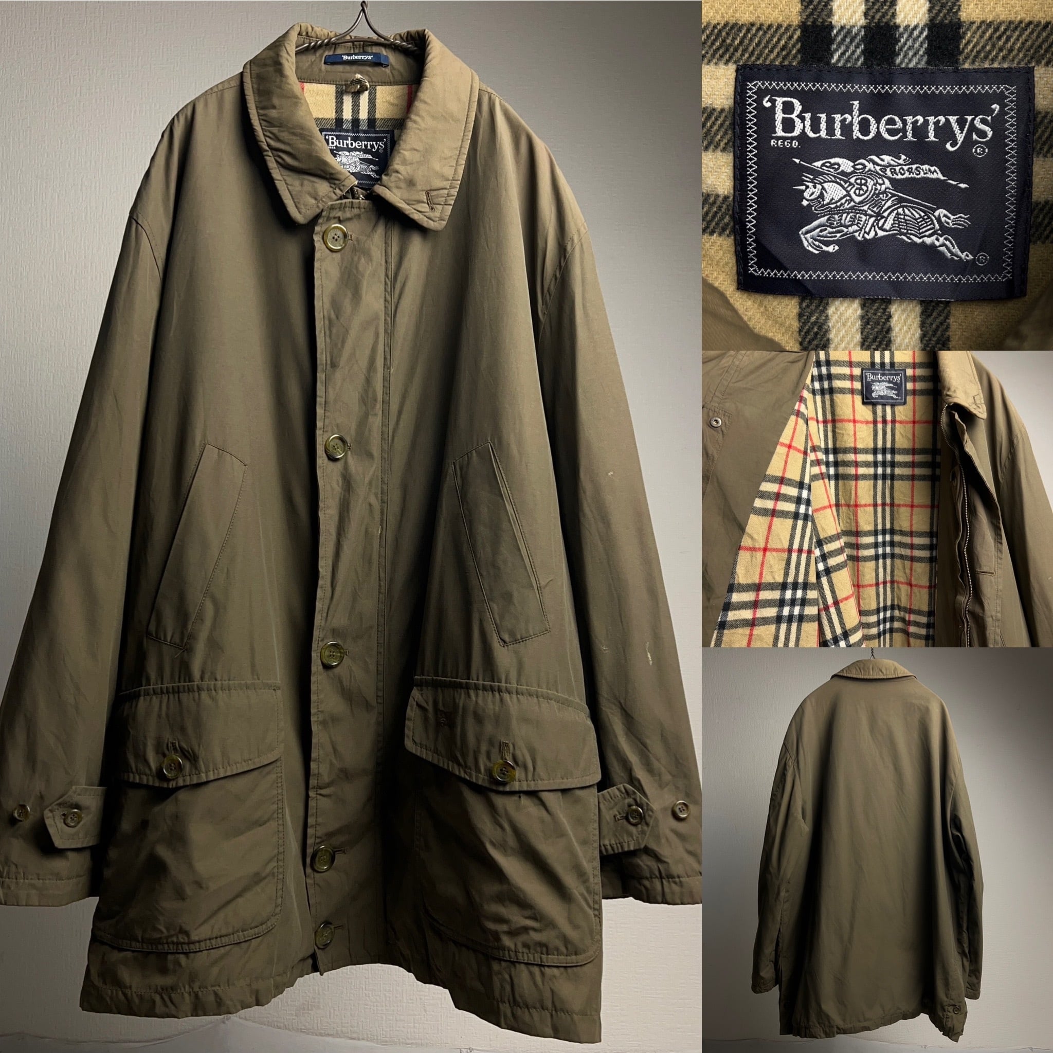 80's~90's Burberrys Half Coat 80年代 90年代 バーバリー ハーフ