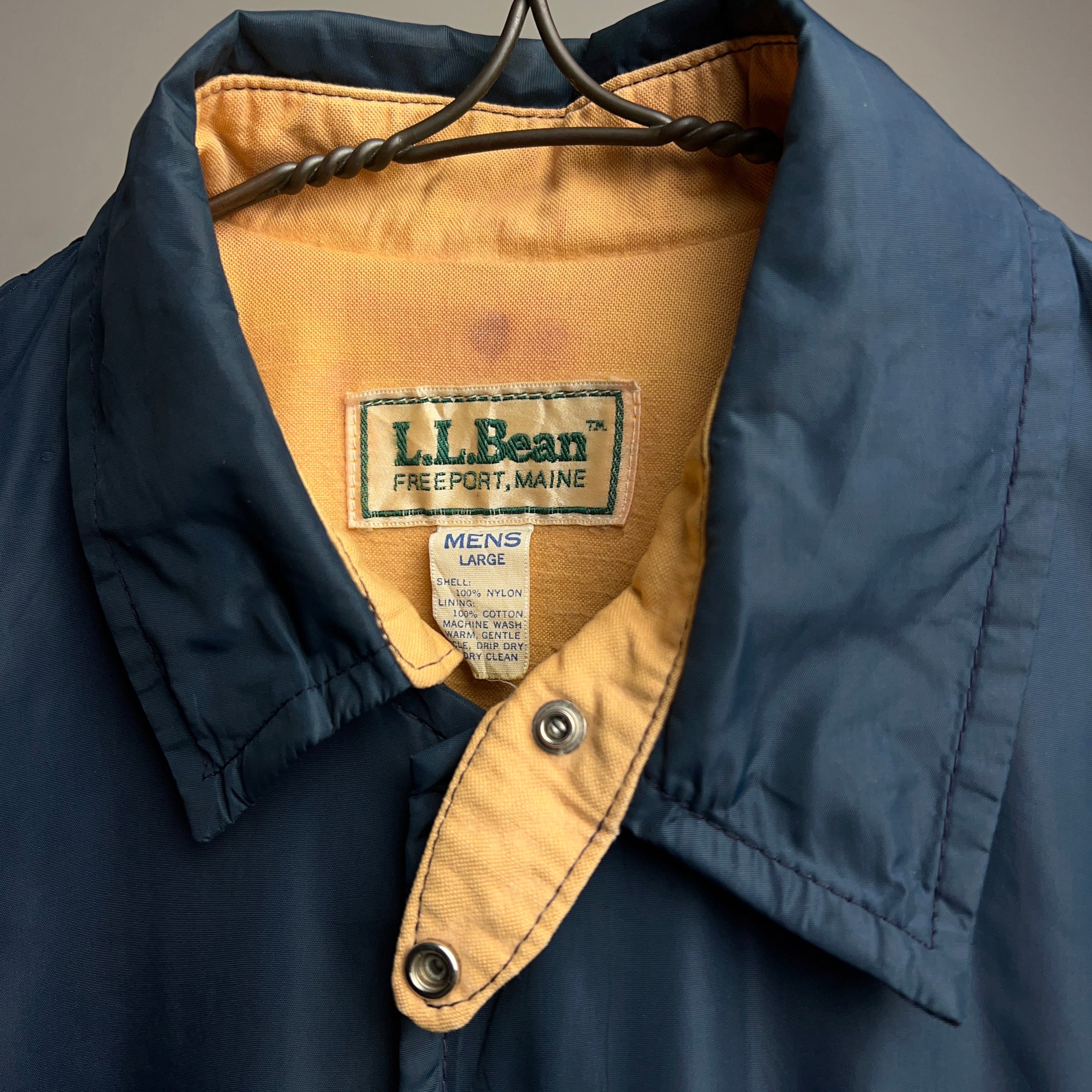 80's “L.L.Bean” COACH JACKET SIZE L エルエルビーン コーチ