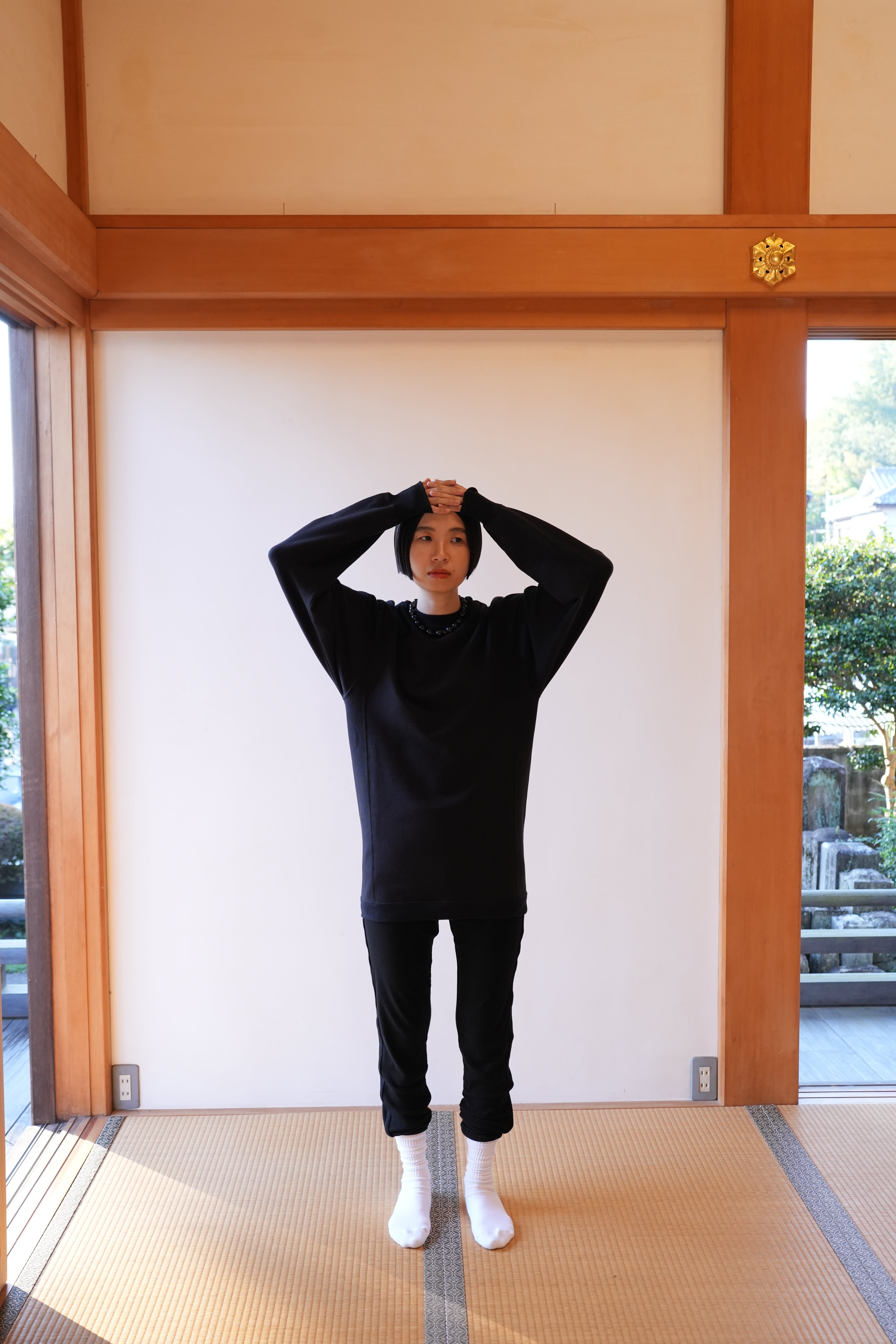 MOON TREE PLANET - Long_sweat black | MOON TREE PLANET