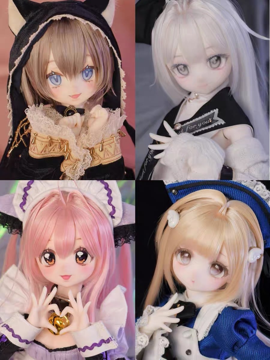 値下MDD用 ドール服 ヴィクトリカ アイ・ウィッグ付き ディーラー様製