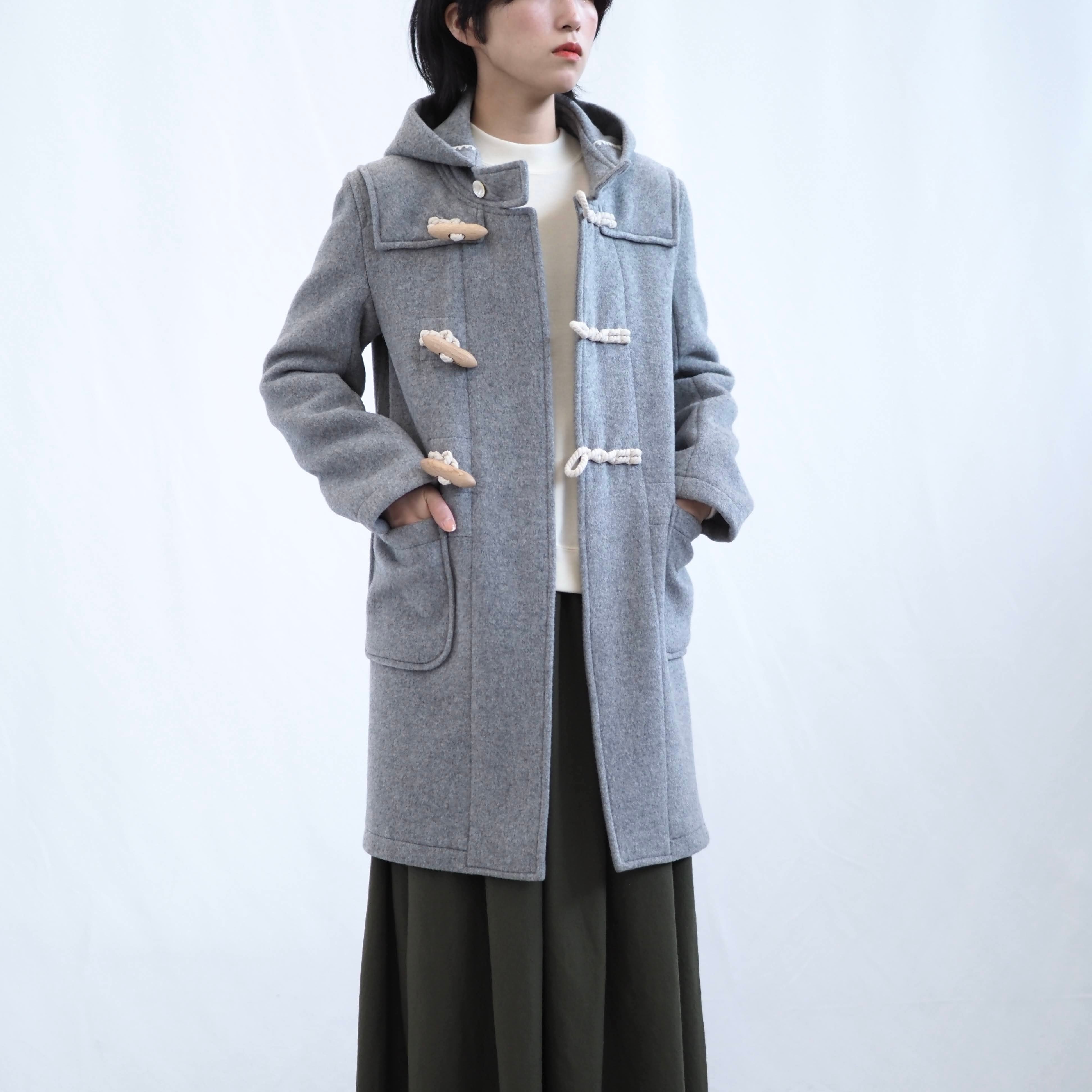 ハマグリコート0.7 グレー 尾州 ダッフルコート | blanket