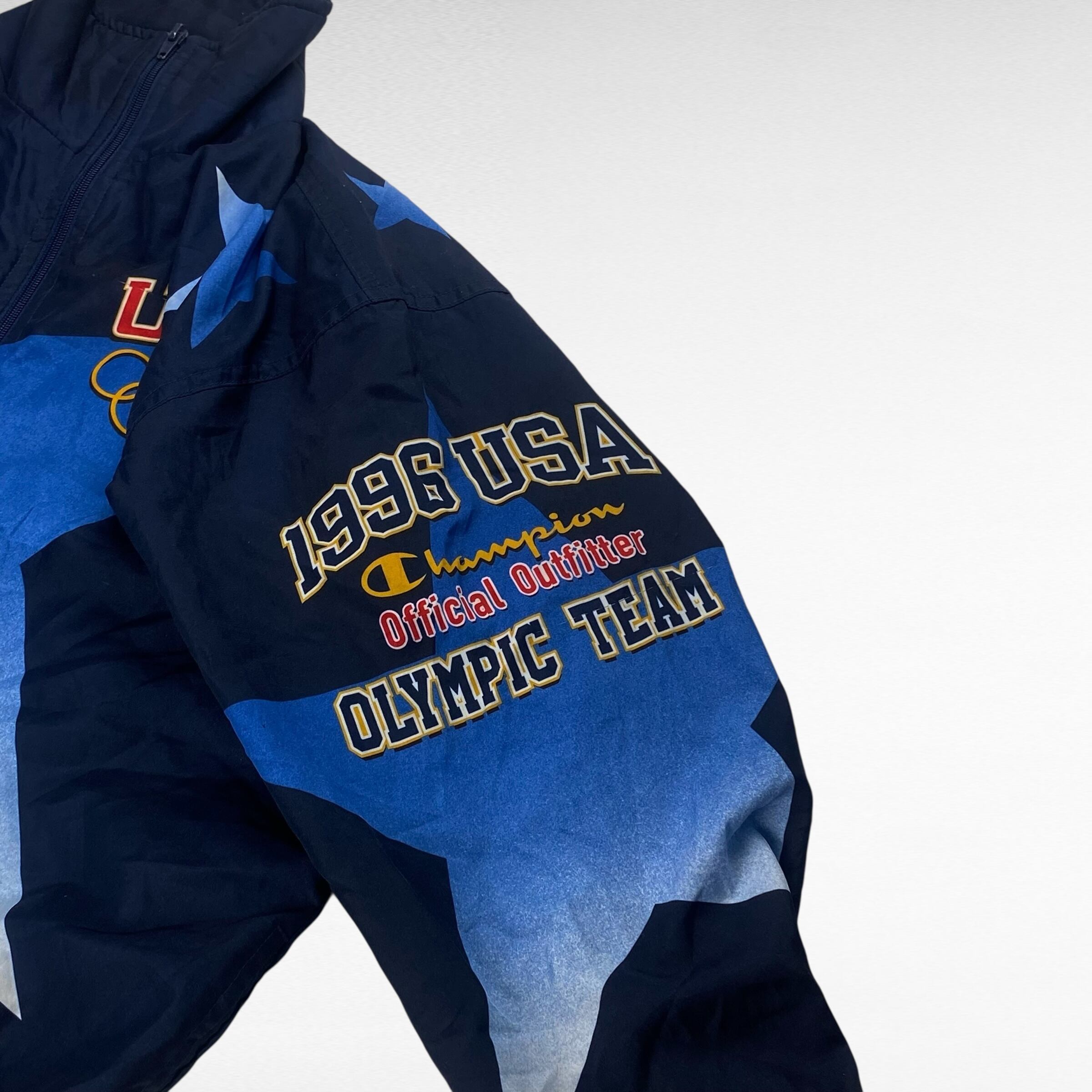 90's】 チャンピオン アトランタオリンピック ナイロンジャケット