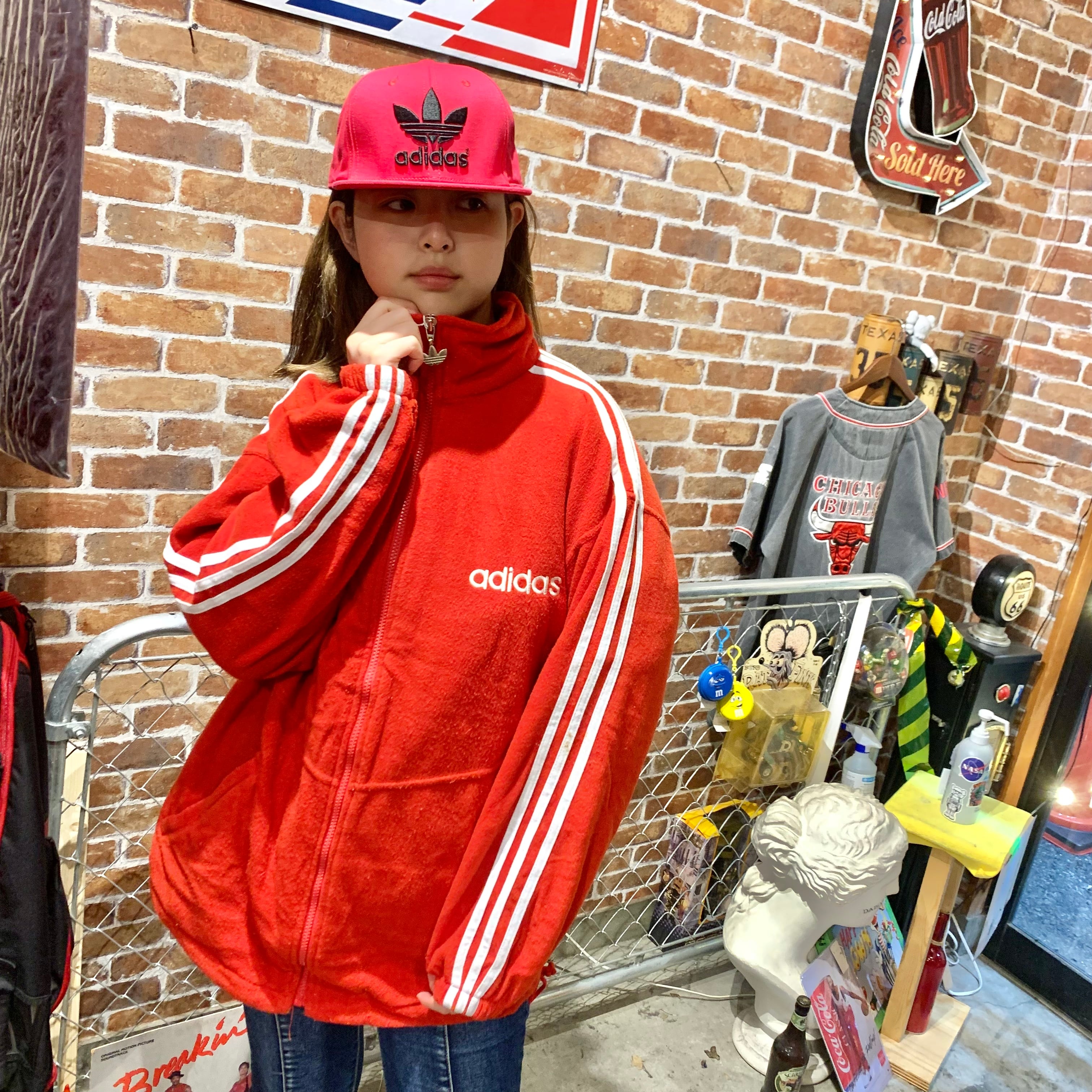 80s】adidas アディダス オリジナルス vintage トレフォイル ジャージ