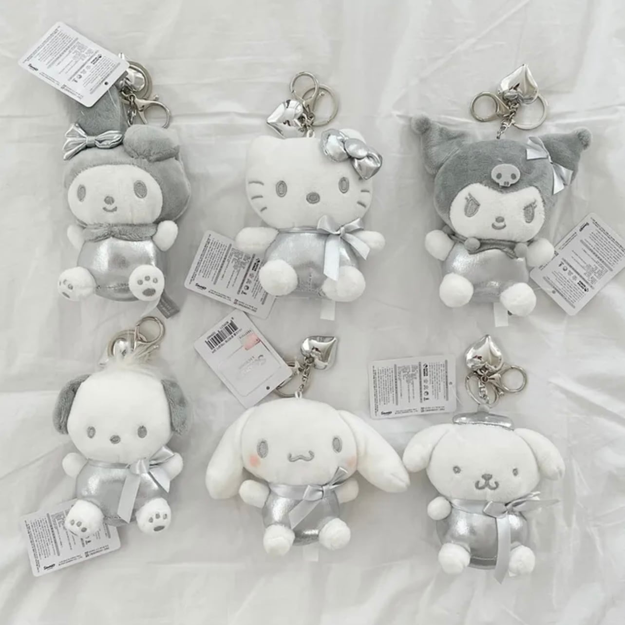 韓国限定 公式】sanrio silver mascot 6types / サンリオ シルバー