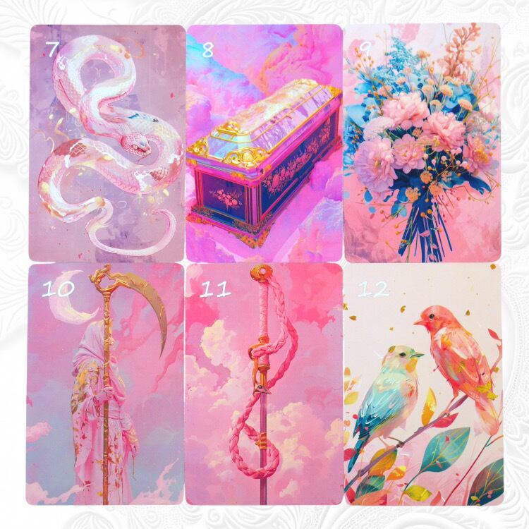 フェミニンピンクなルノルマンカード ❤︎ レア ❤︎ インディーズ