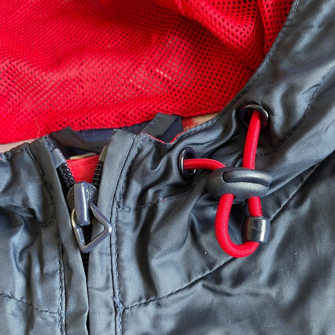 アンブロ イングランド代表 ナイロンジャケット サッカー 00s XL 紺 赤