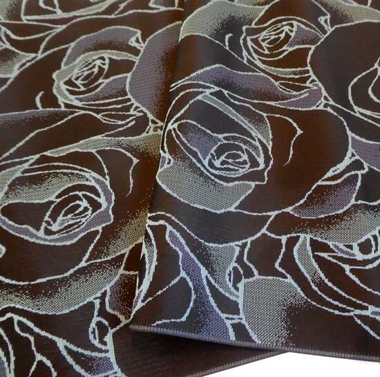 お召 バラ | jizaiya じざいや 横浜元町 ふだん着物