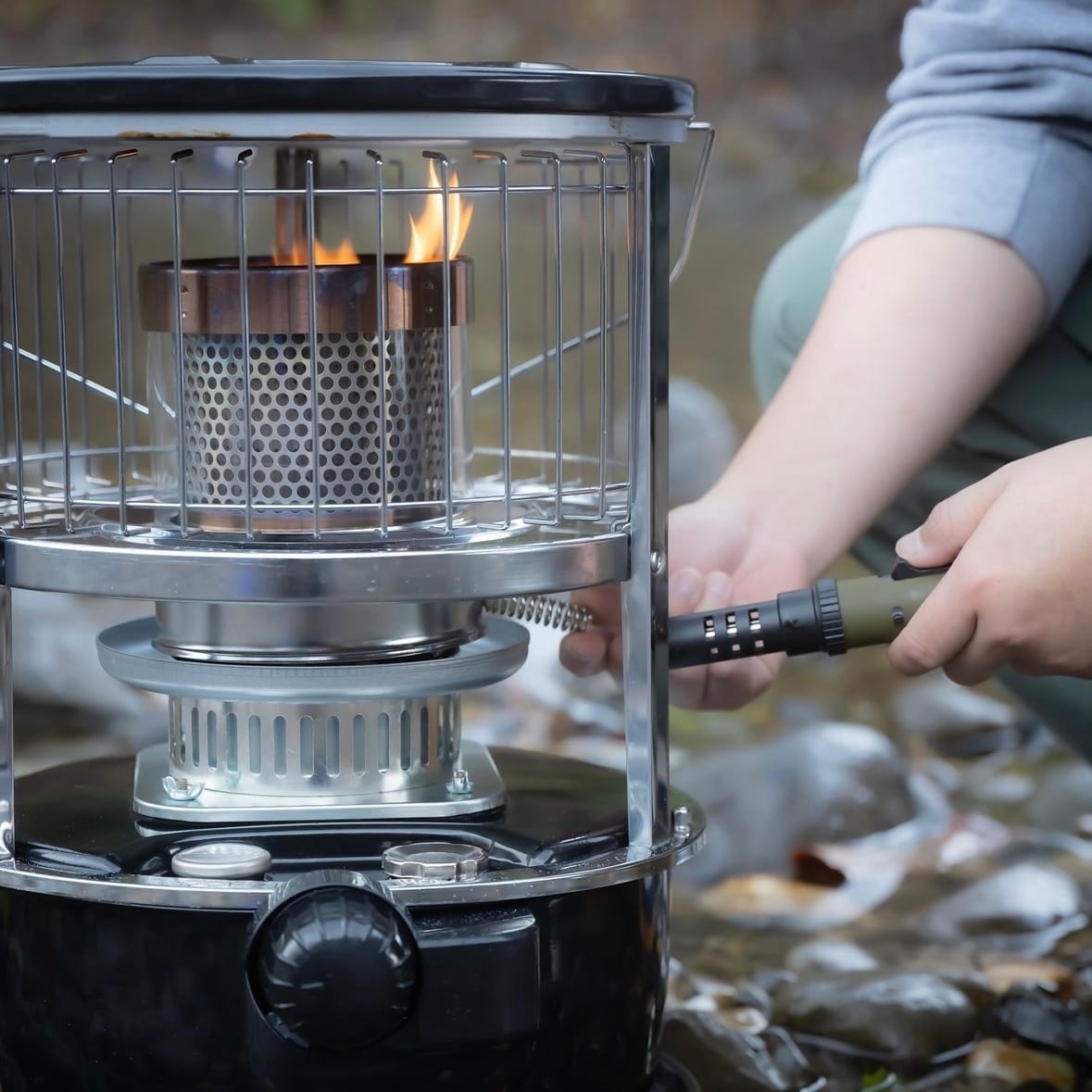 PASECO パセコ KEROSENE HEATER 対流形石油ストーブ JKH-1S | Natural