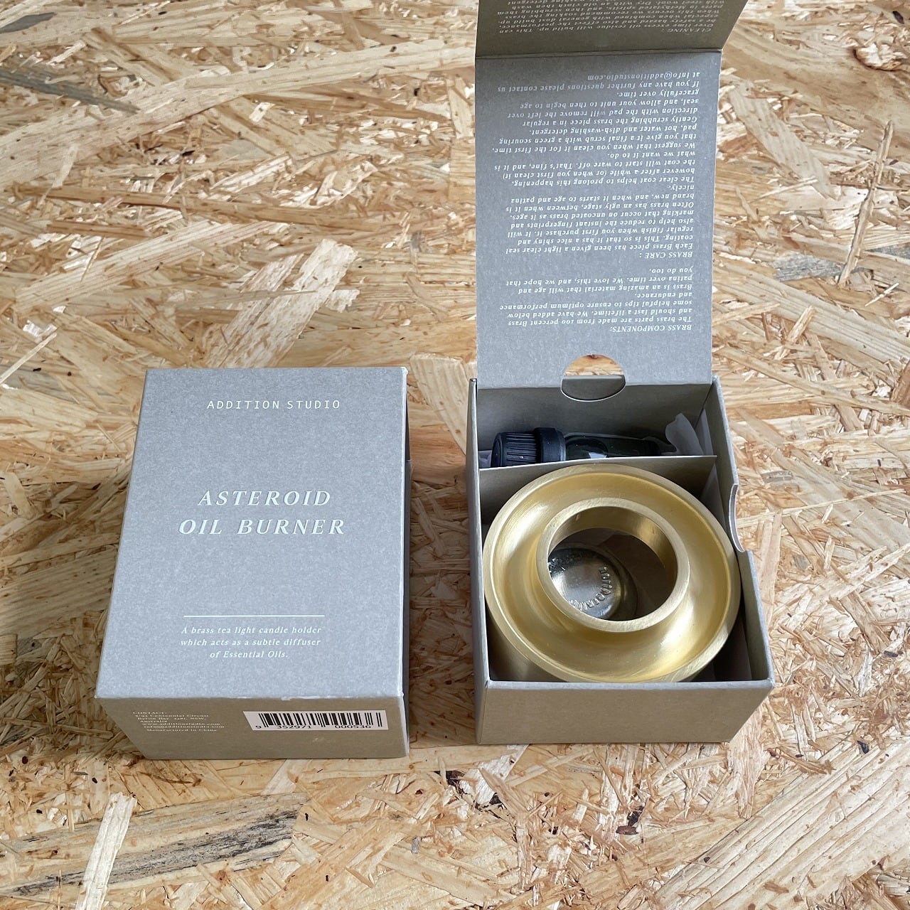 真鍮製のアロマポット》Asteroid Oil Burner-Addition Studio | a.278