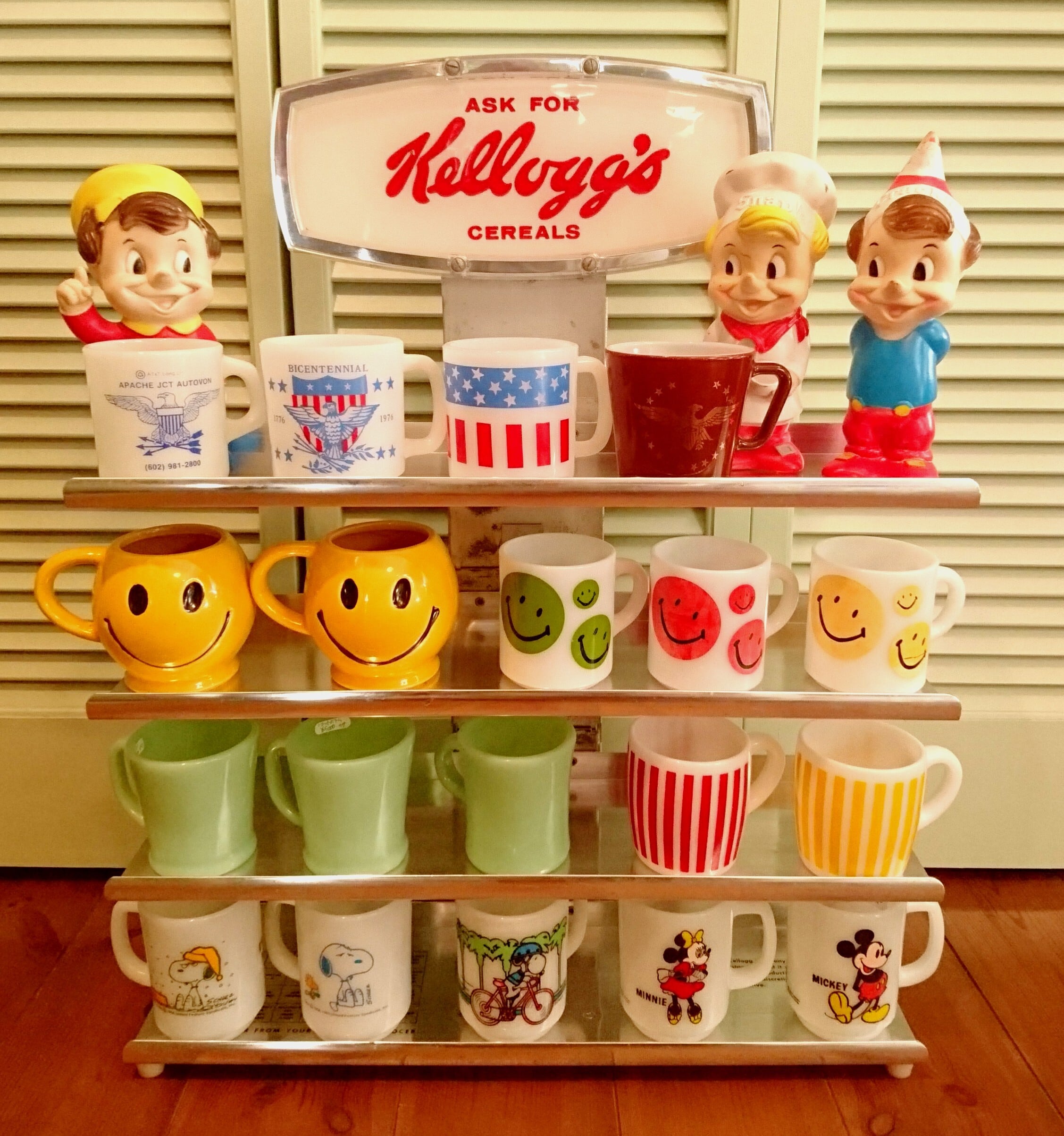 60s ケロッグ ケロッグ ストアーディスプレイ シェルフ 4段ラック