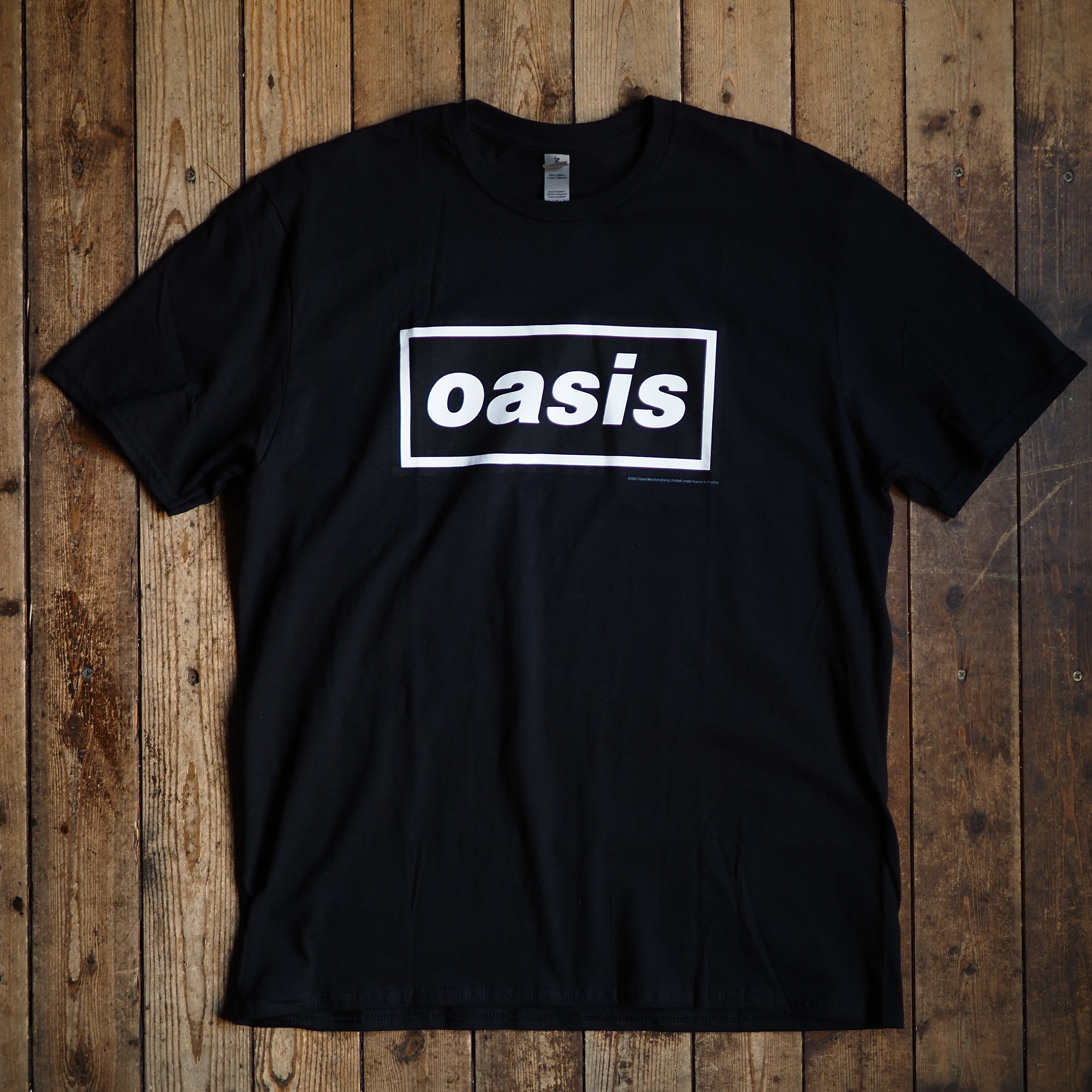 マ*ン様 Oasis プリントロゴ Tシャツ Lサイズ マ*ン様 Oasis プリント
