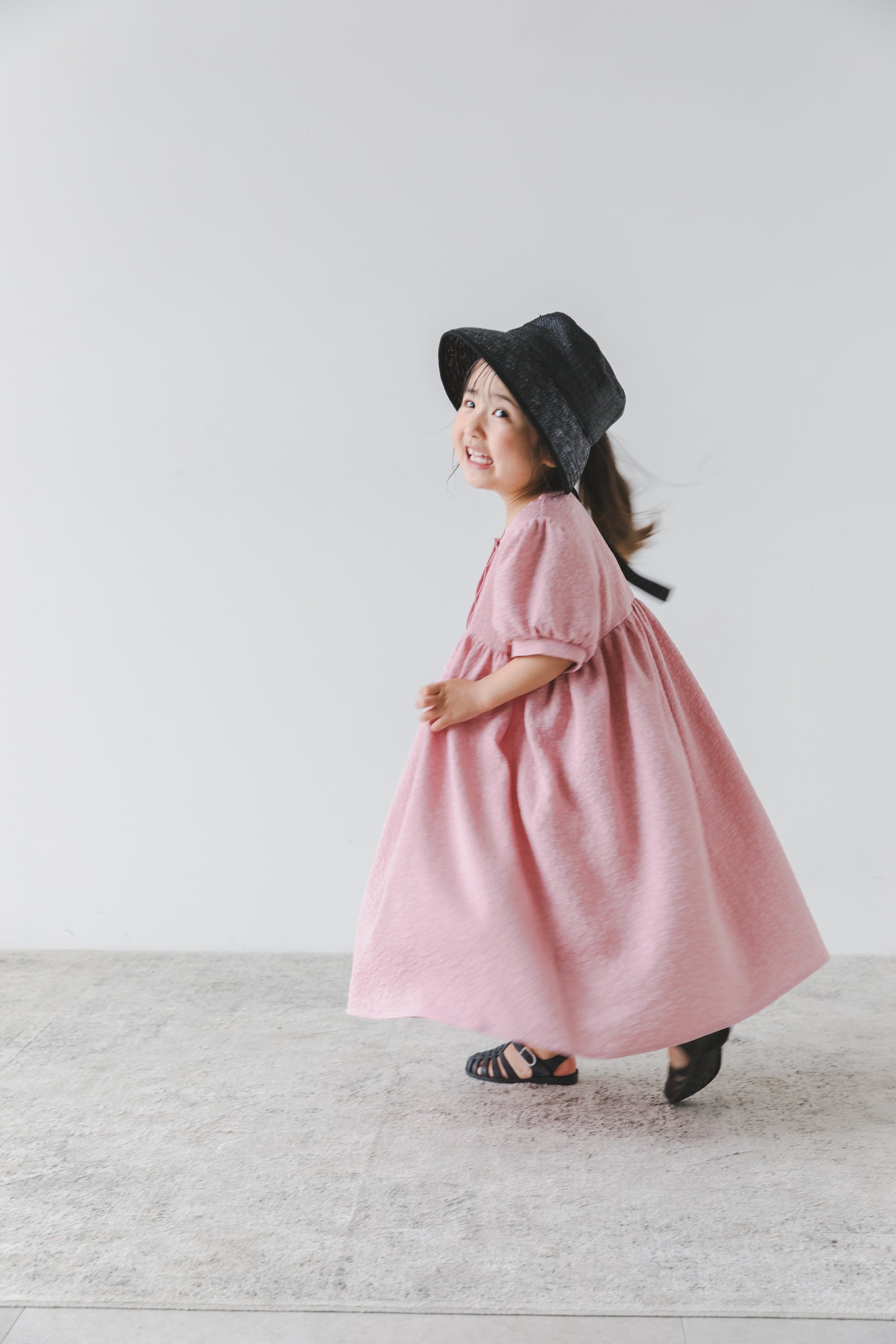 kids】mamagirl コラボ front button jacquard tp | mite