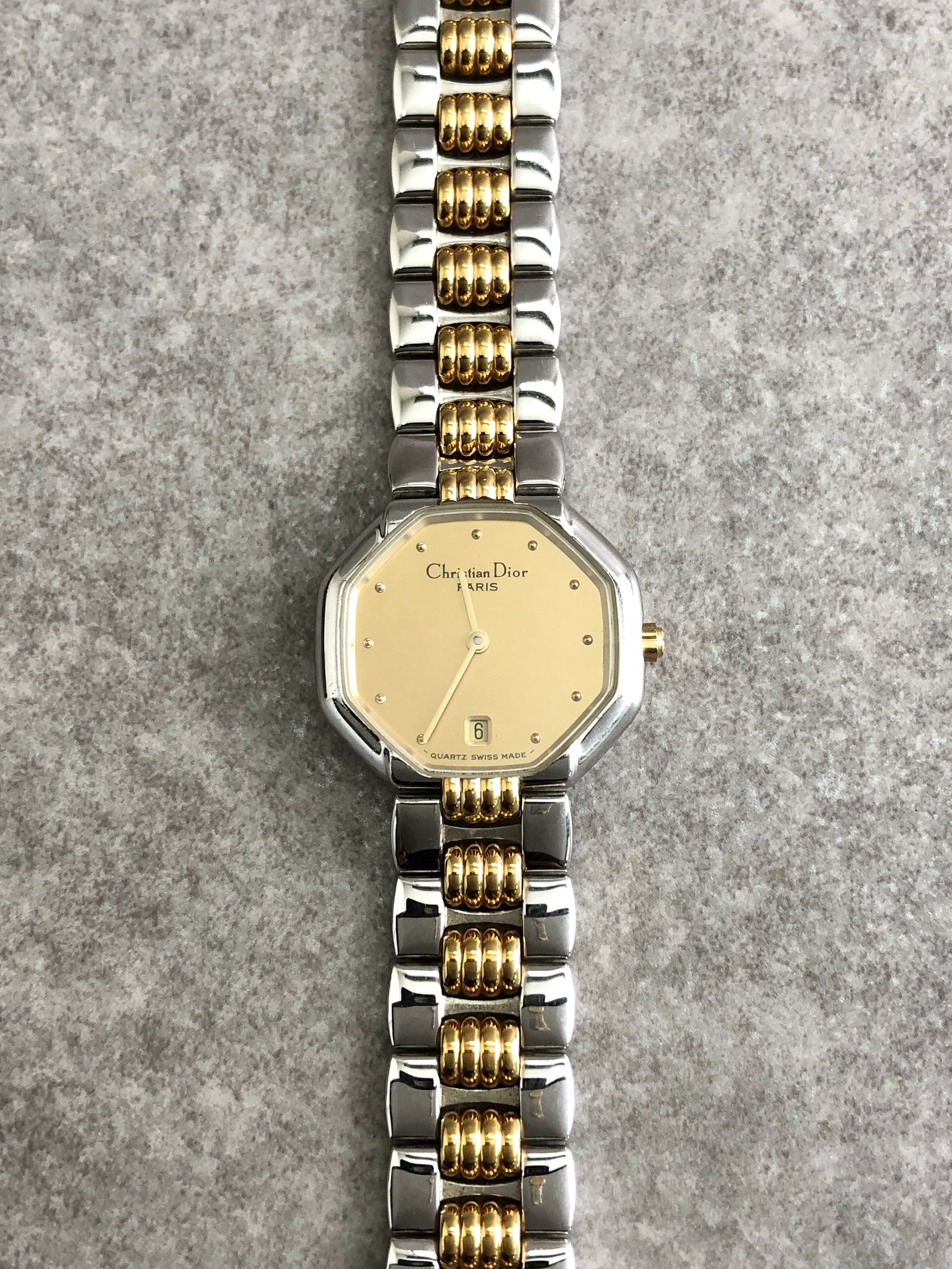 Christian Dior クリスチャン ディオール 腕時計 シルバー ゴールド