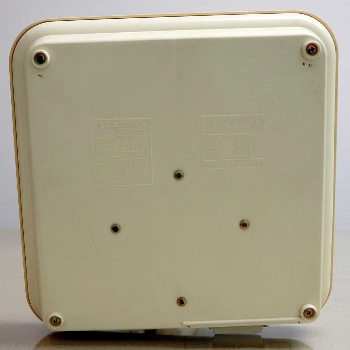 昭和レトロ・ナショナル・扇風機・30センチ座敷扇・F-30Q1G・黄色