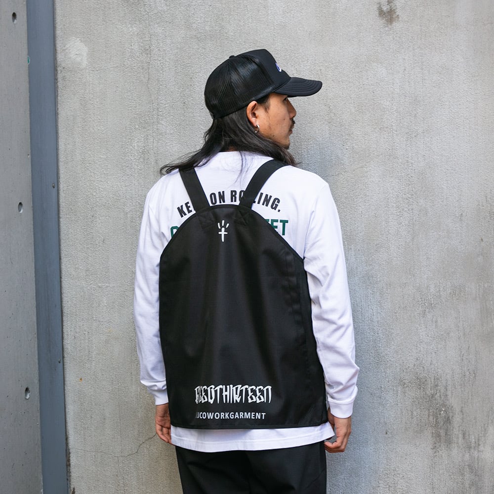 BLUCOxGREED THIRTEEN UTILITY VEST Black | DOG HOUSE GARAGE