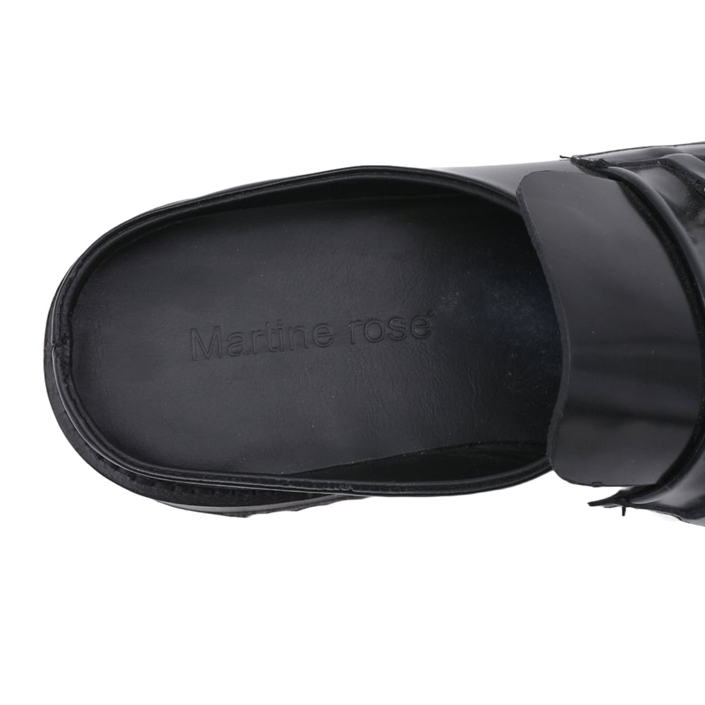 MARTINE ROSE】SQUARE TOE MULE | AYIN