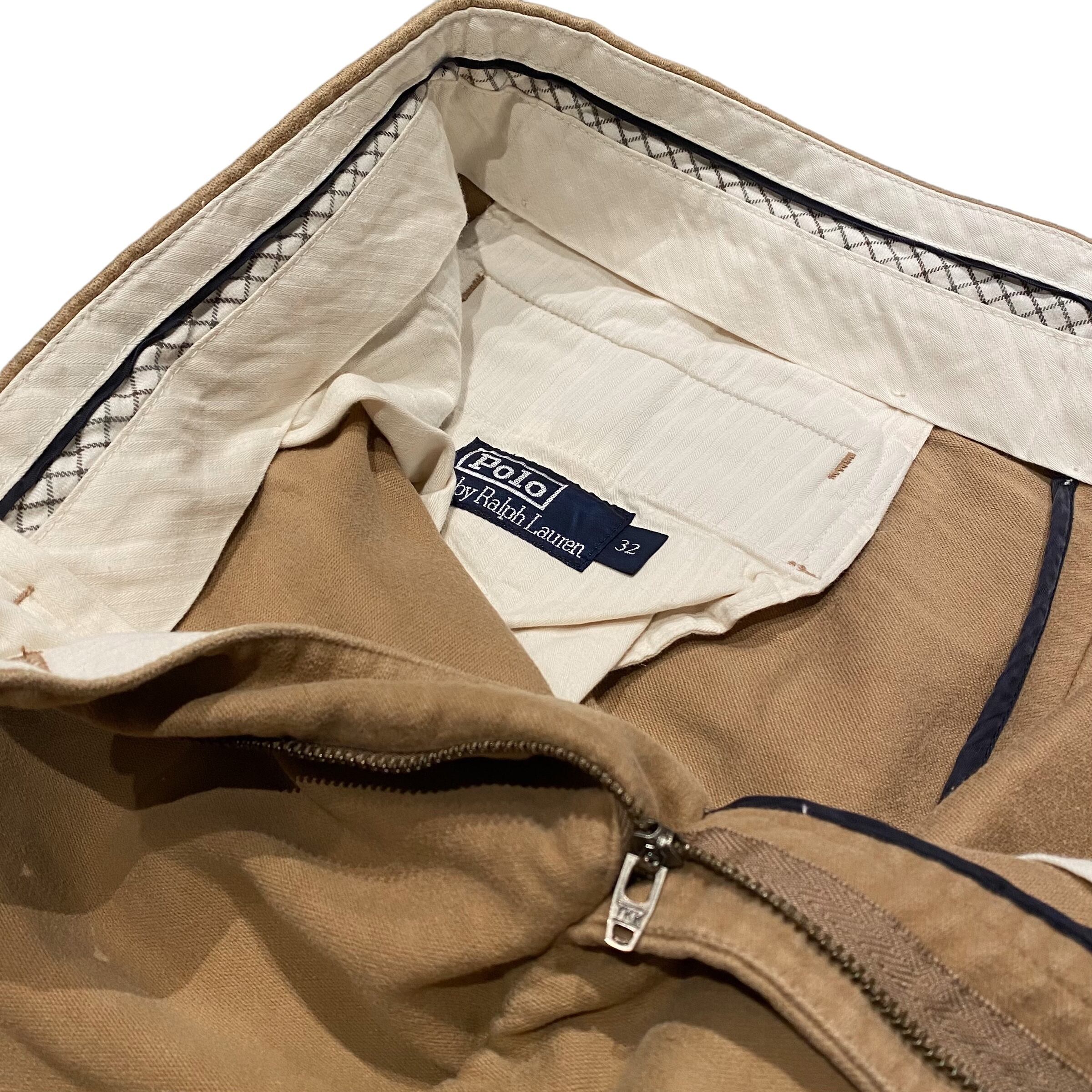 90's Polo Ralph Lauren Moleskin Pants W32 / ポロ・ラルフローレン