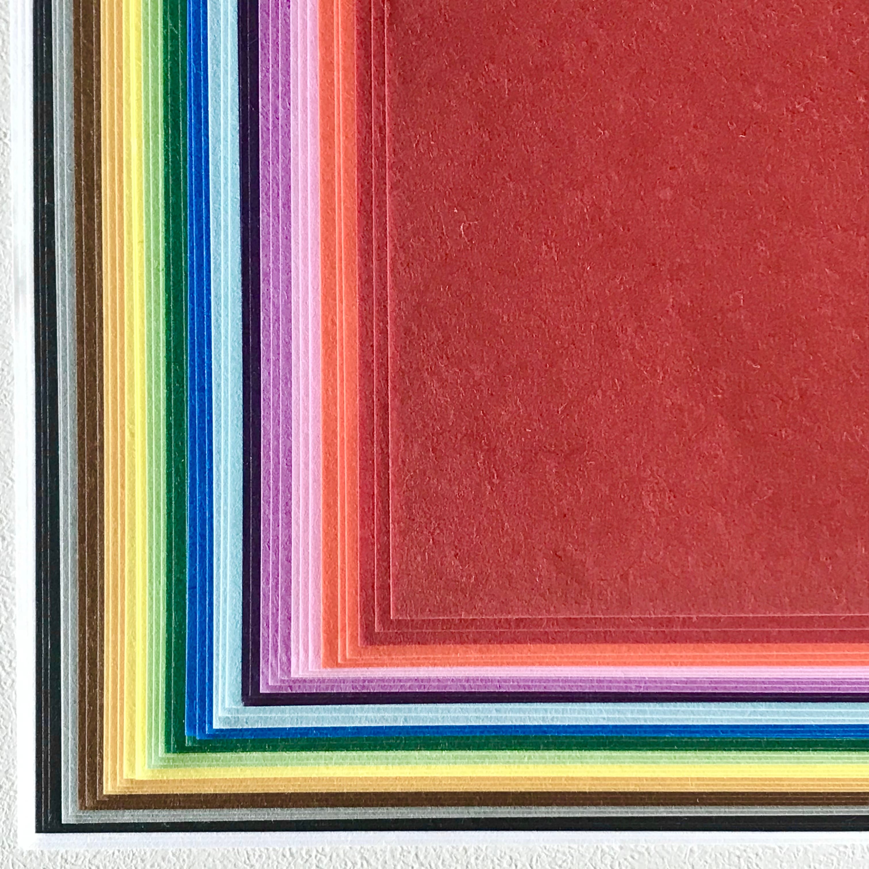 高級手漉き全紙（69×138）108枚その他変わった紙4枚 計112