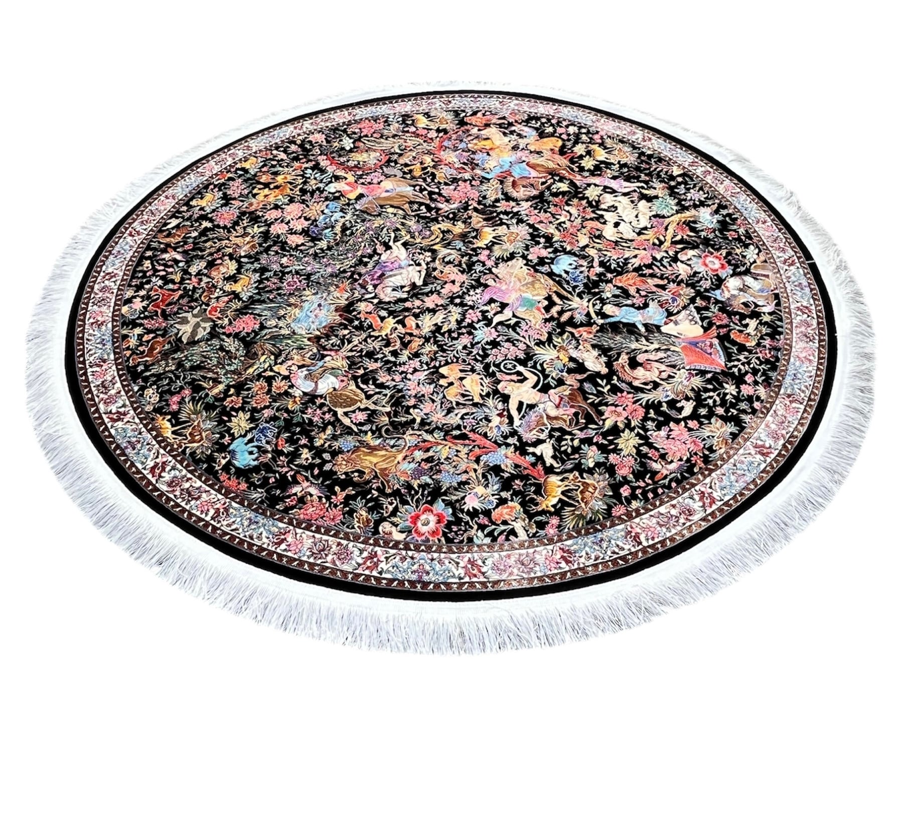 バンブーシルク仕様 高級絨毯【丸1.5m】 | zakurotokyo