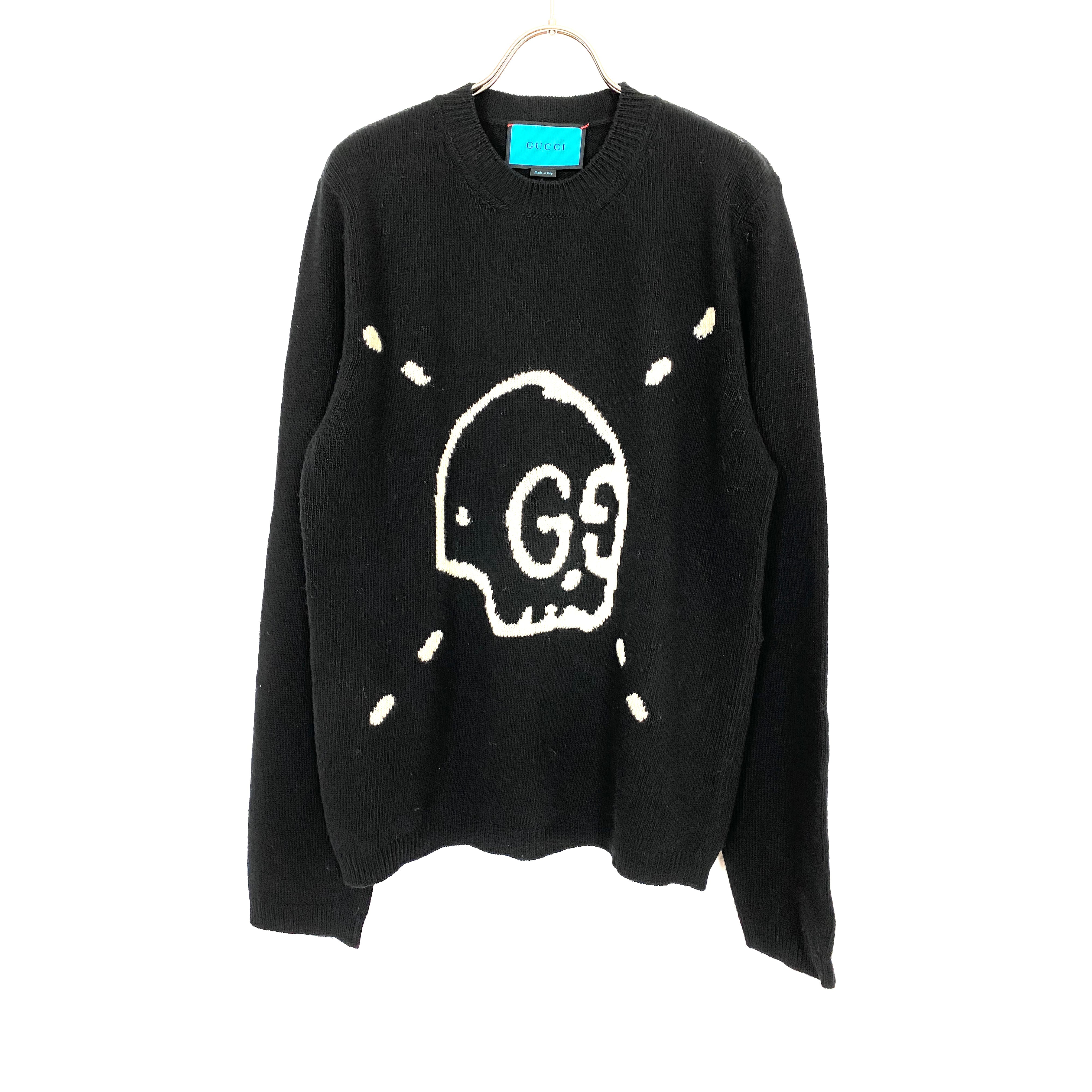 グッチ(GUCCI) スカルニット ゴースト GGスカル (black) | command+enter