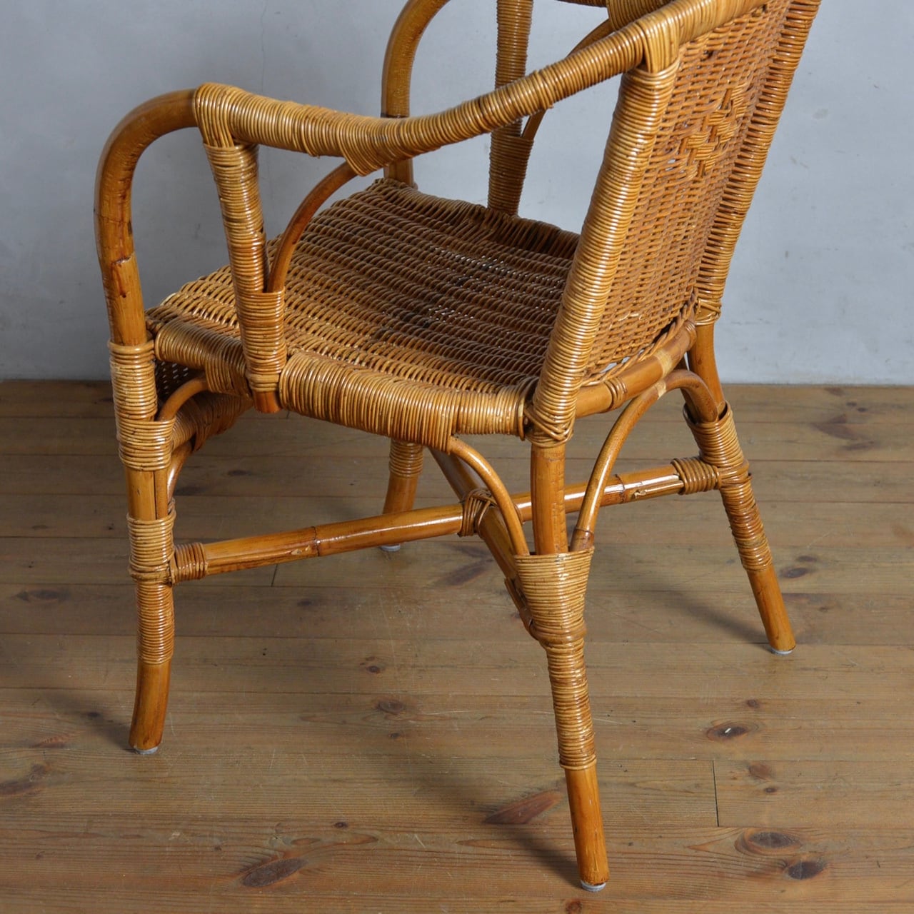 Rattan Chair / ラタン チェア 【A】〈椅子・籐張り・店舗什器〉112200