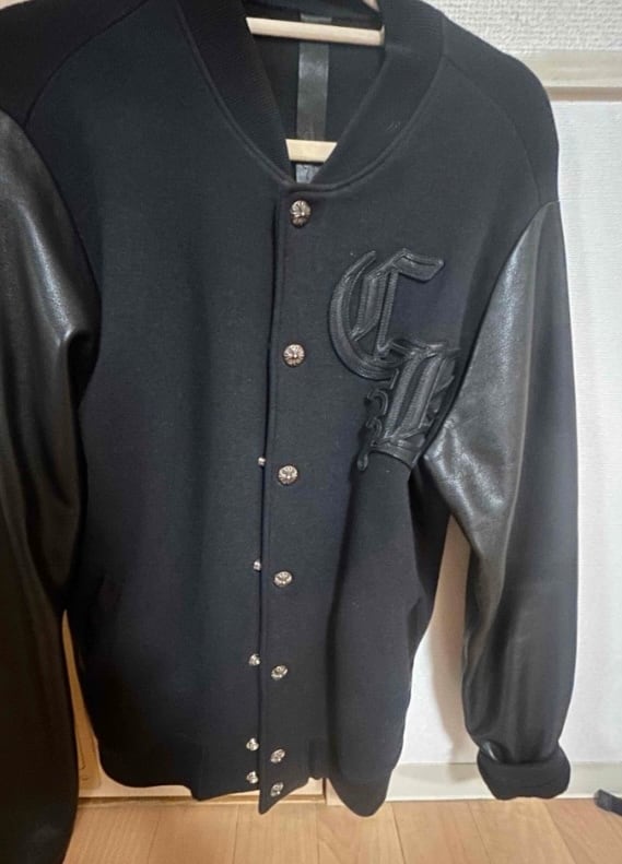 CHROME HEARTS クロムハーツ レターマン スタジャン ジャケット