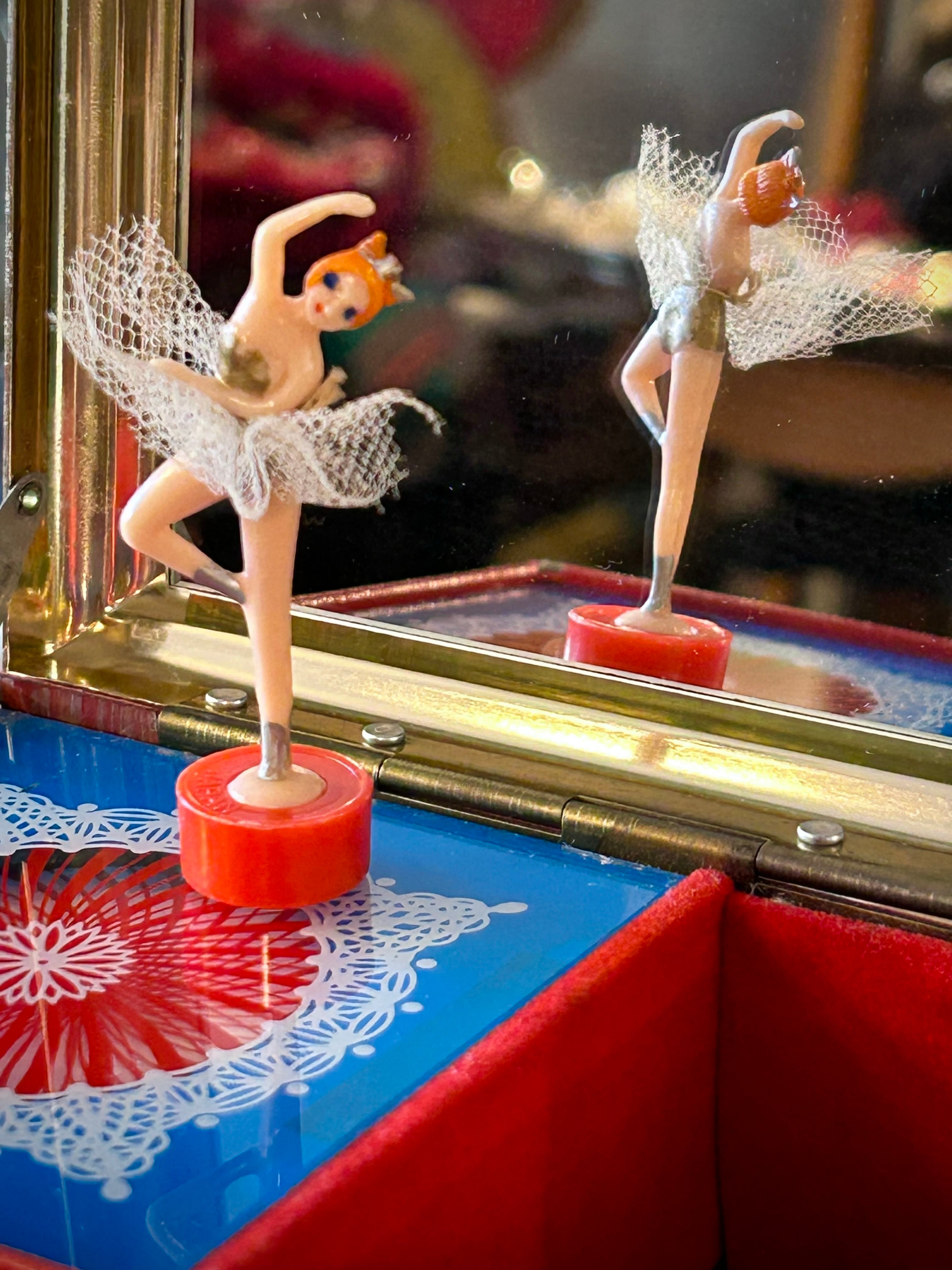 昭和レトロ バレリーナ オルゴール 宝石箱 | choice