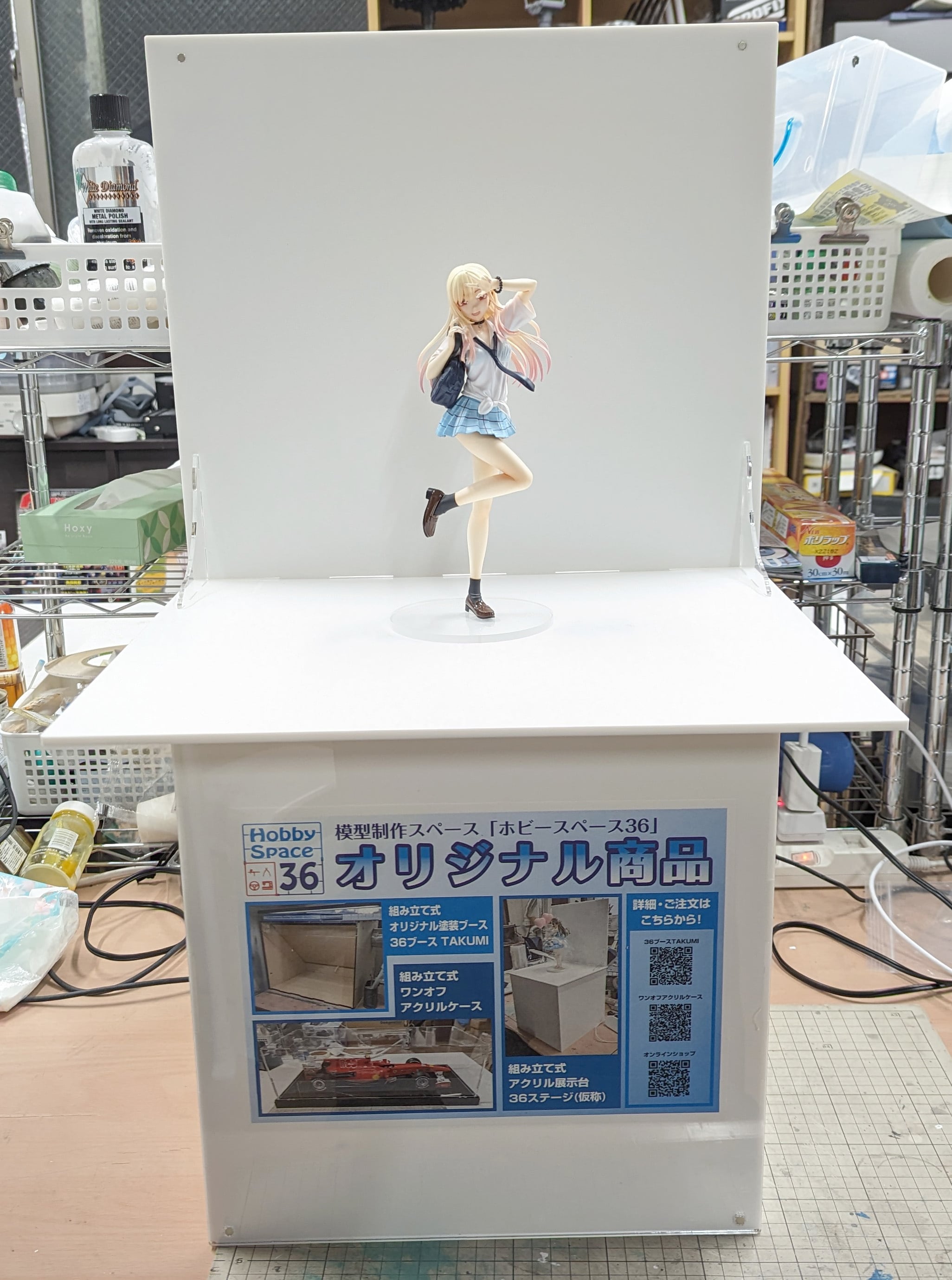 組み立て式アクリル展示台 36ステージ・レギュラー | hobbyspace36