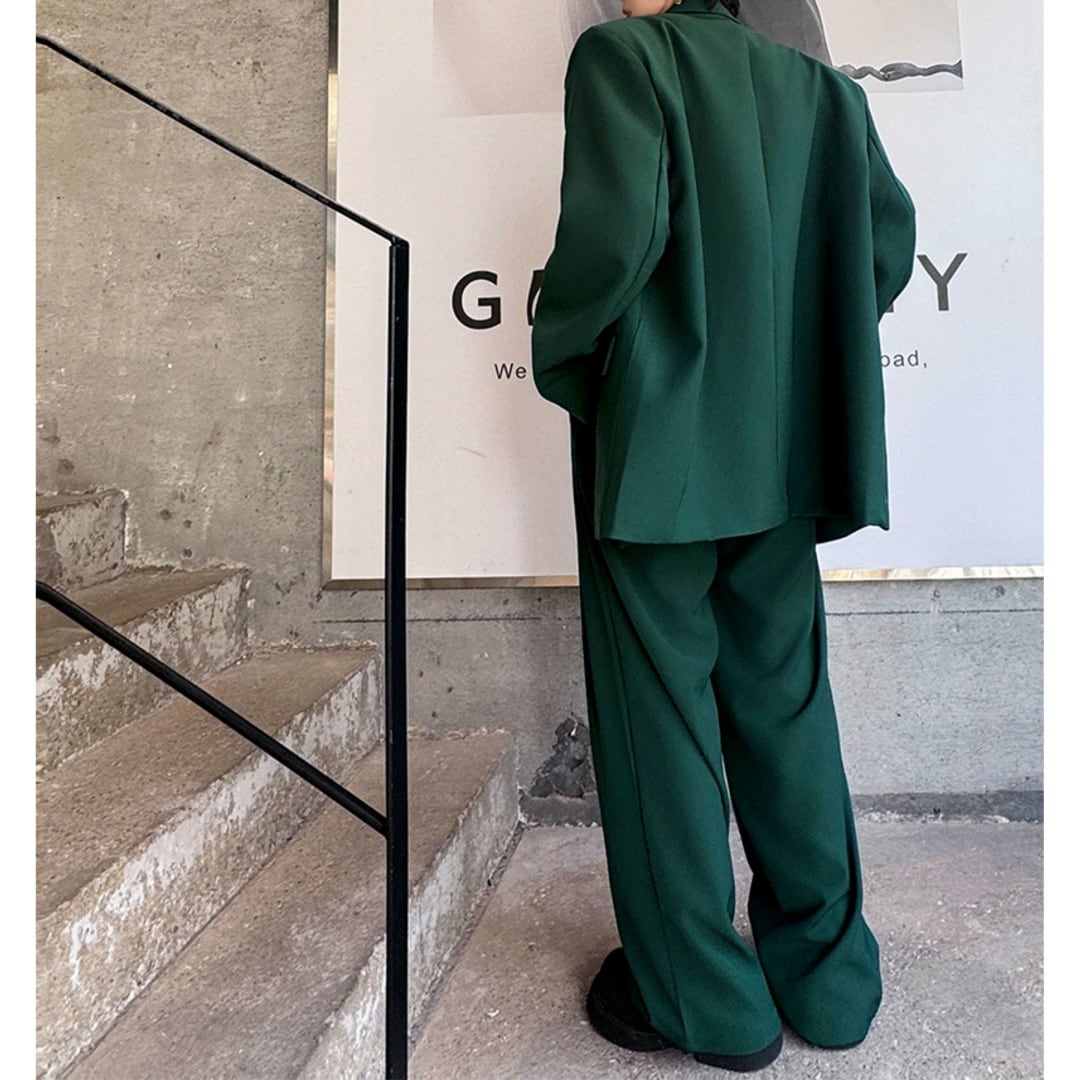 ルーズシルエット ダブルブレストスーツ セットアップ D10729 | Pay ID