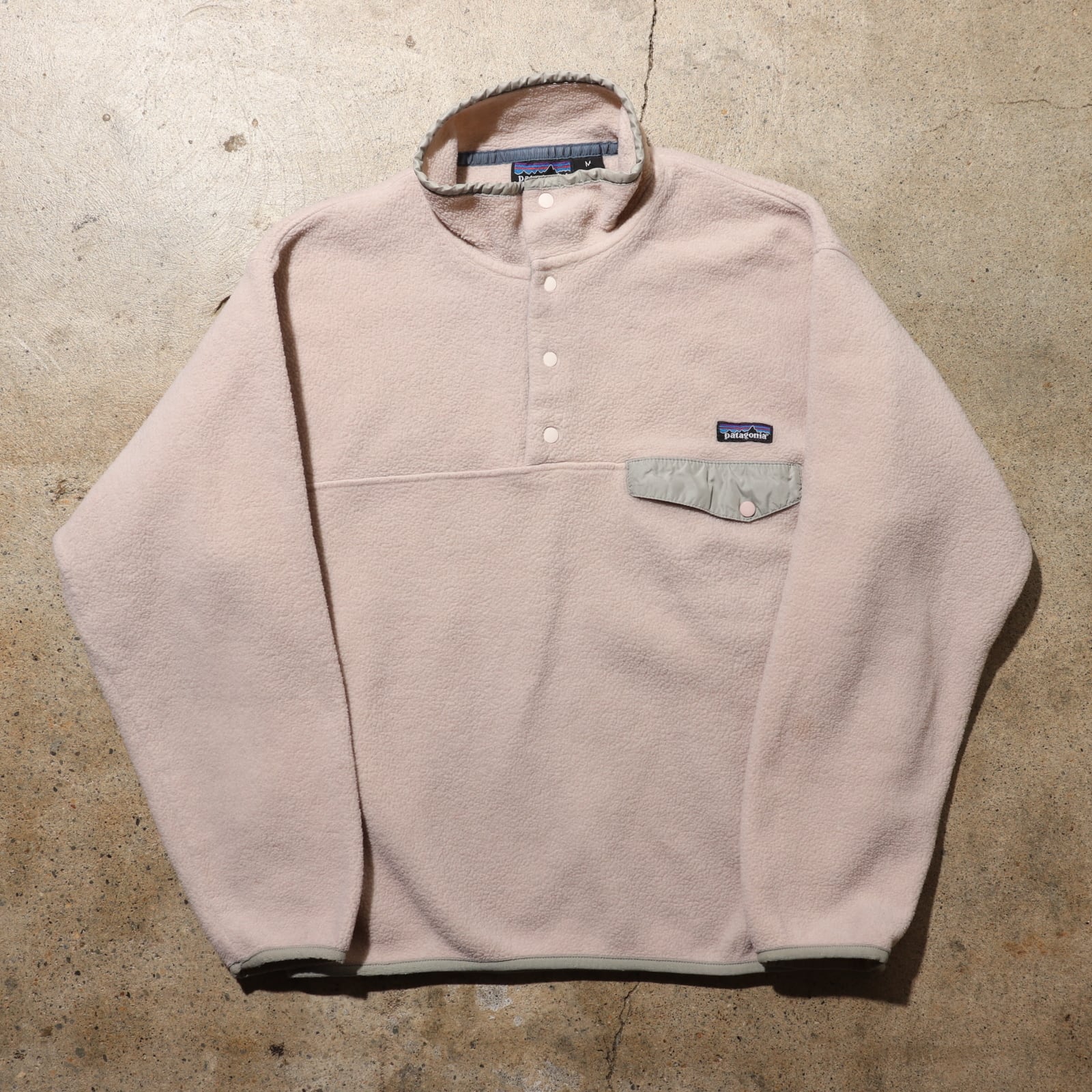 美品 M 00年 オートミール シンチラ スナップt Patagonia パタゴニア